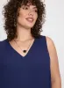 Sleeveless V-Neck Blouse sold by Laura