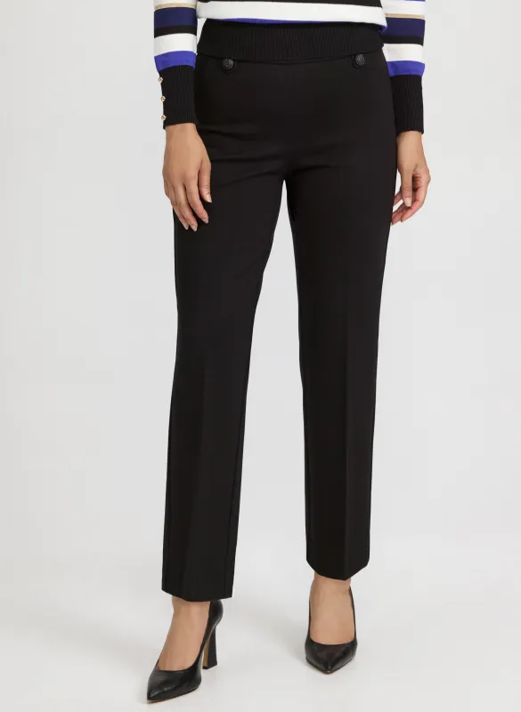 Ava Straight-Leg Pants sold by Laura