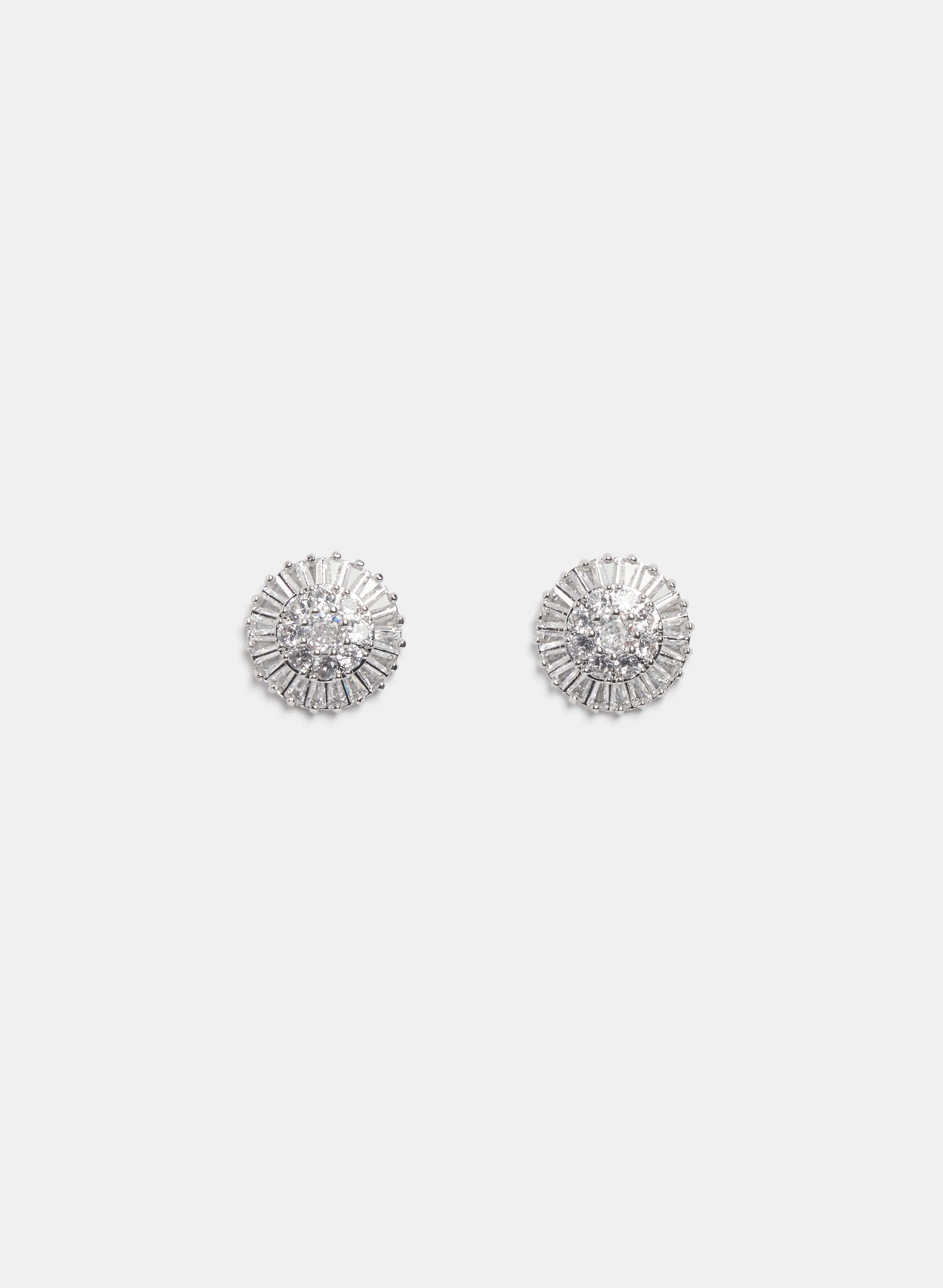 Round Cubic Zirconia Earrings sold by Laura