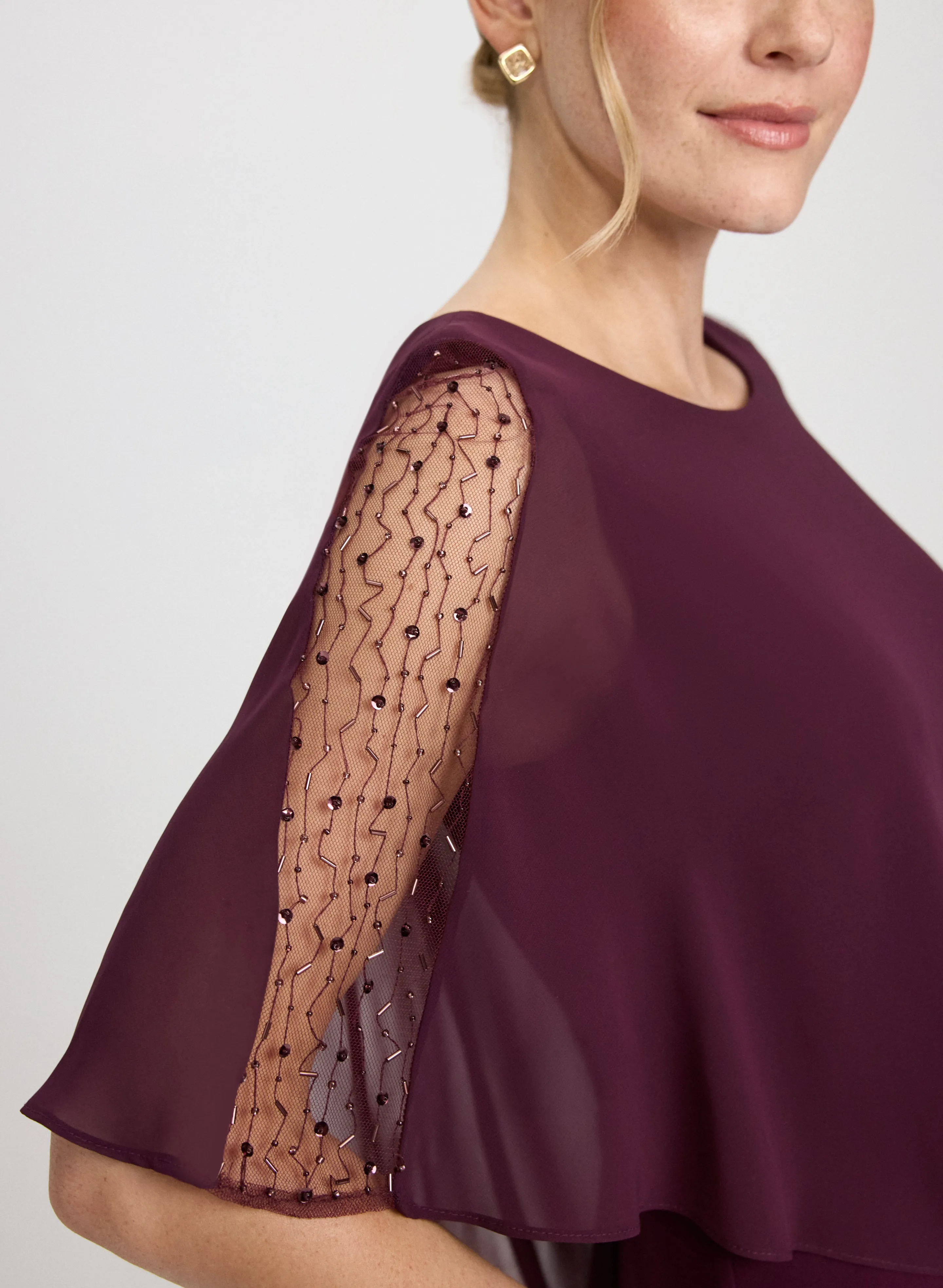 Illusion Jersey Dress sold by Laura product image thumbnail 5