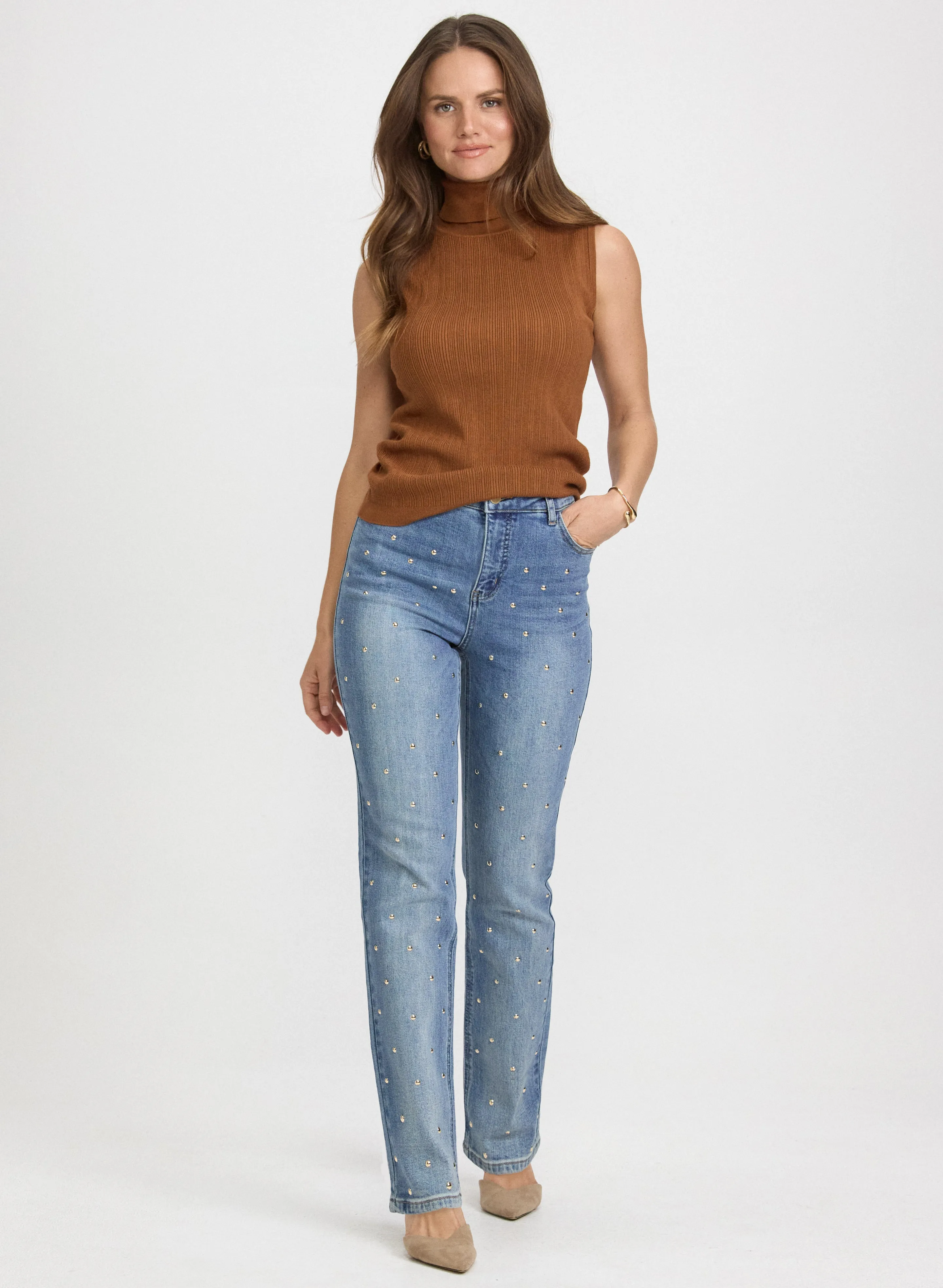 Sleeveless Turtleneck Sweater sold by Laura product image thumbnail 4