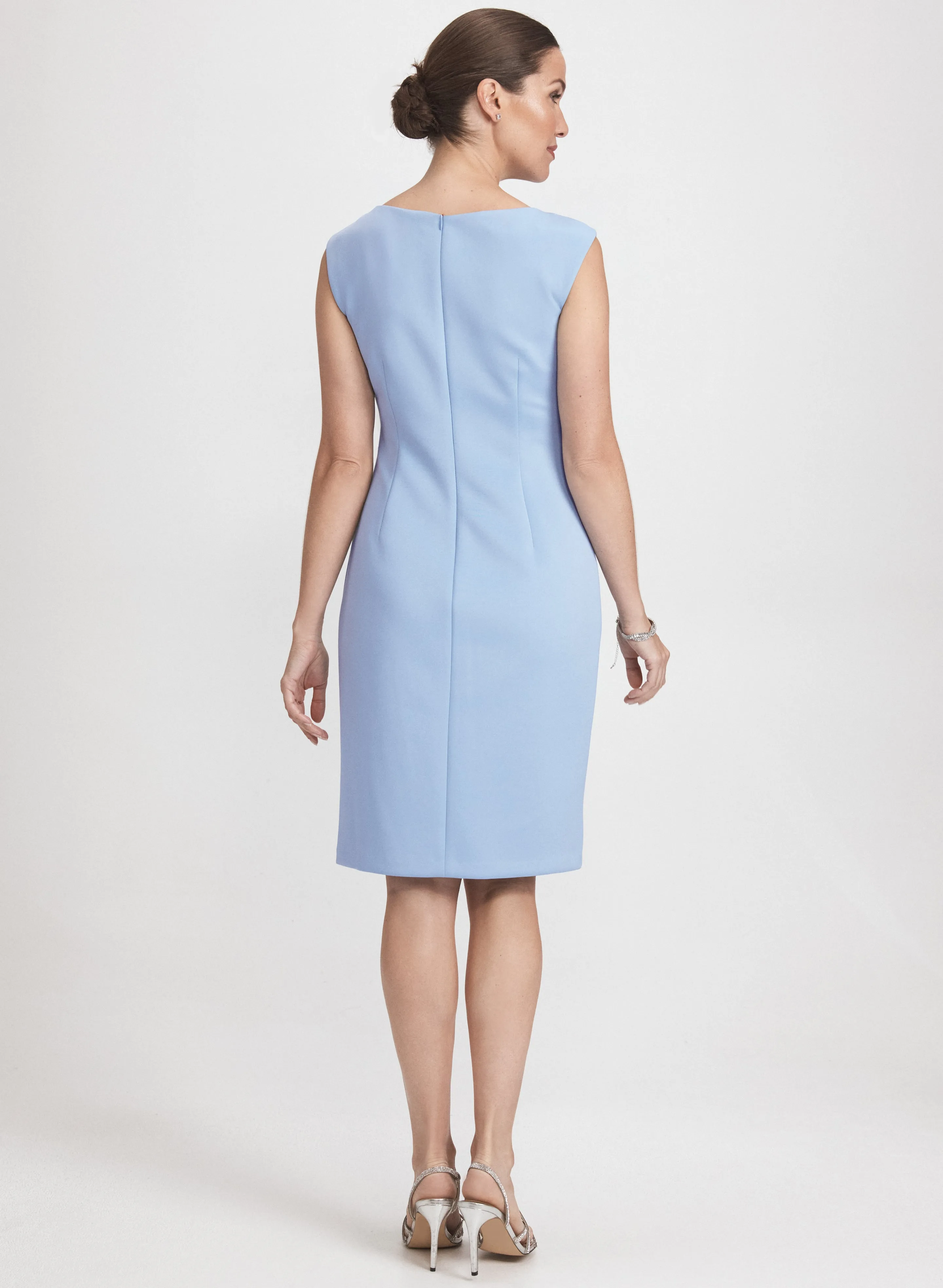 3D Floral Sheath Dress sold by Laura product image thumbnail 4