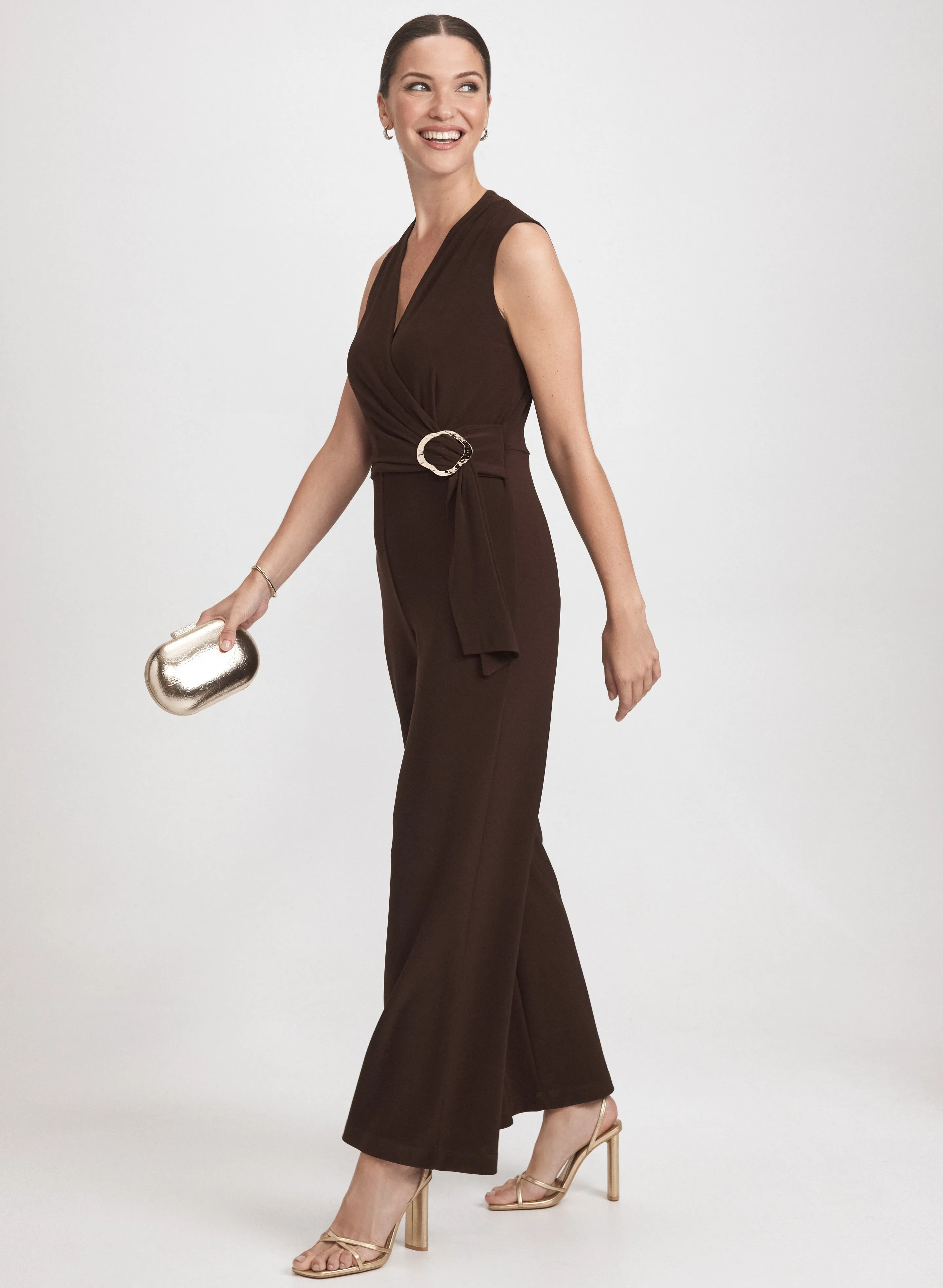 Cross-Over Bodice Jumpsuit sold by Laura product image thumbnail 2