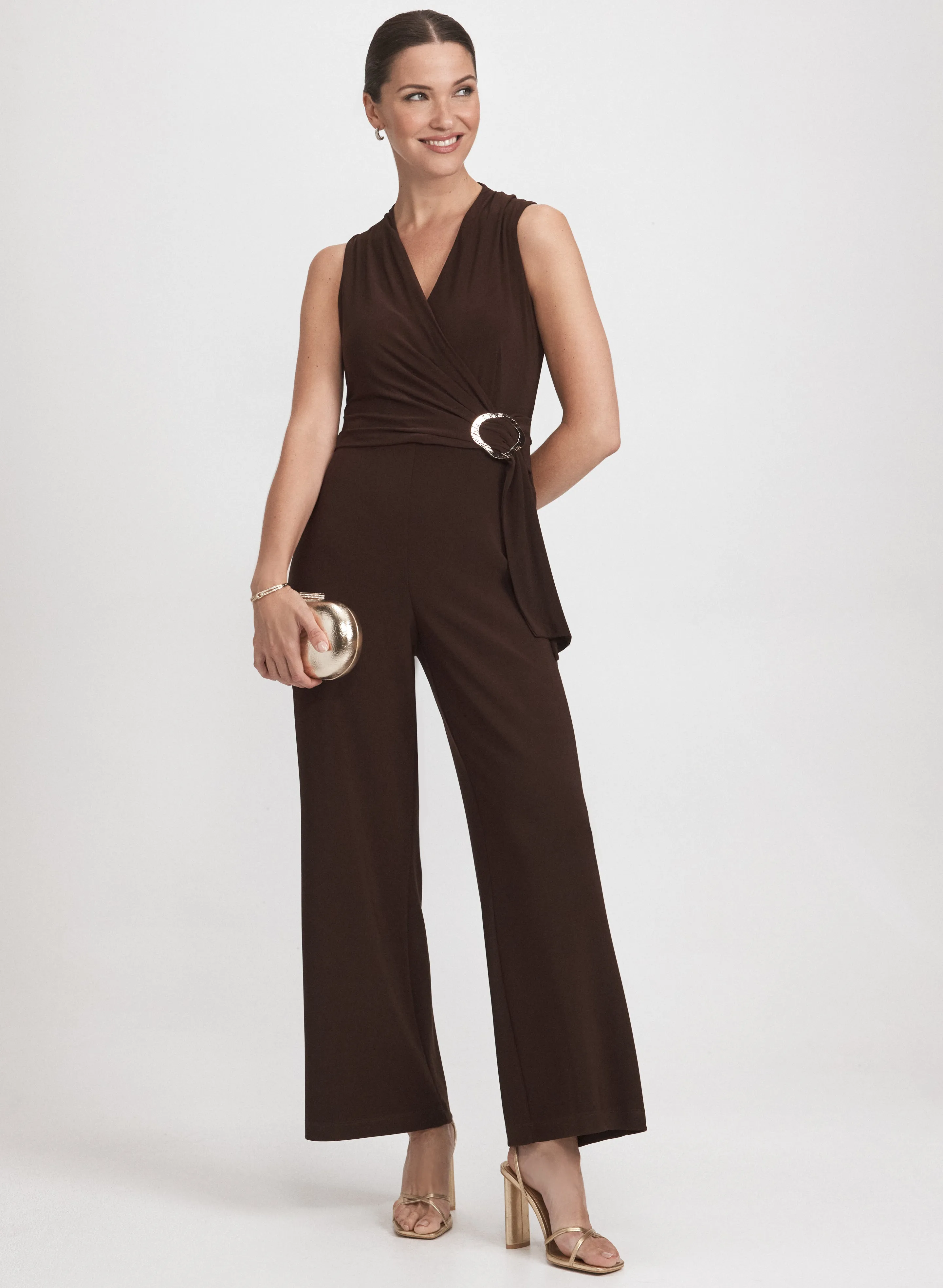 Cross-Over Bodice Jumpsuit sold by Laura