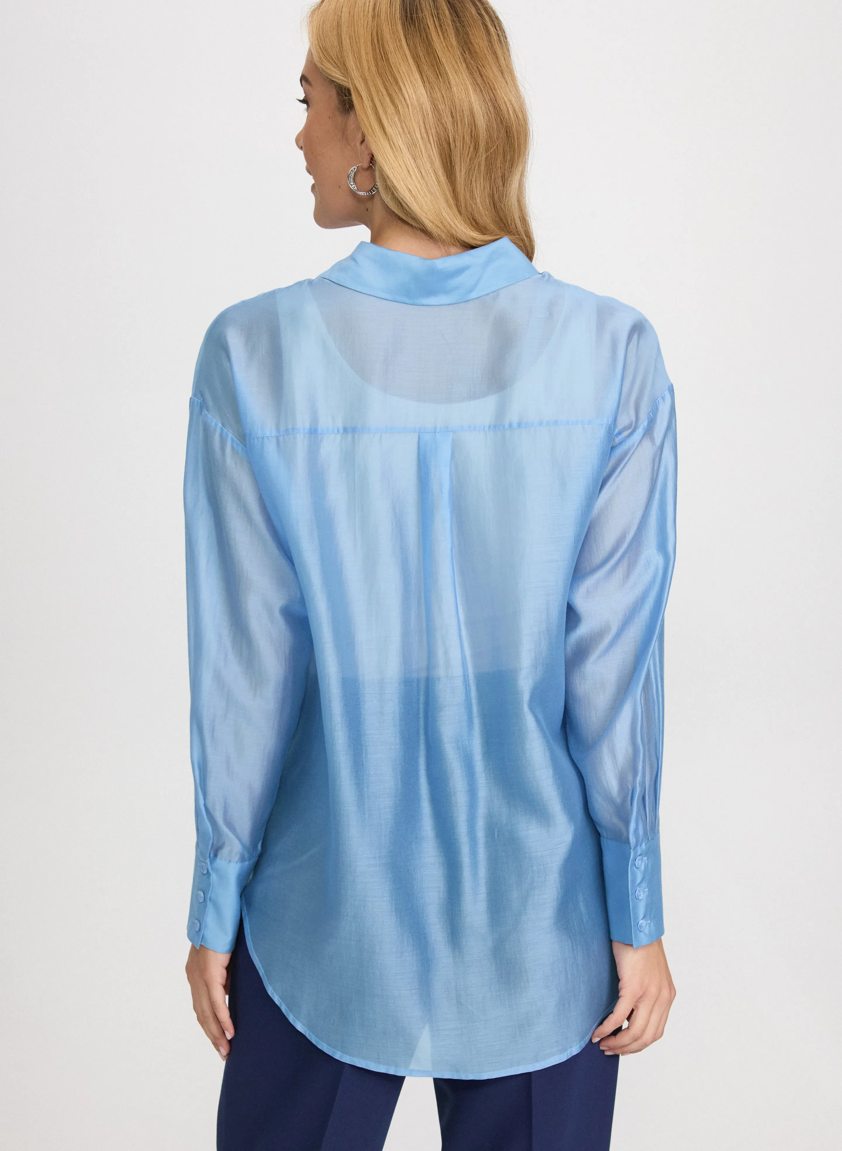 Voile Button-Down Blouse sold by Laura product image thumbnail 2