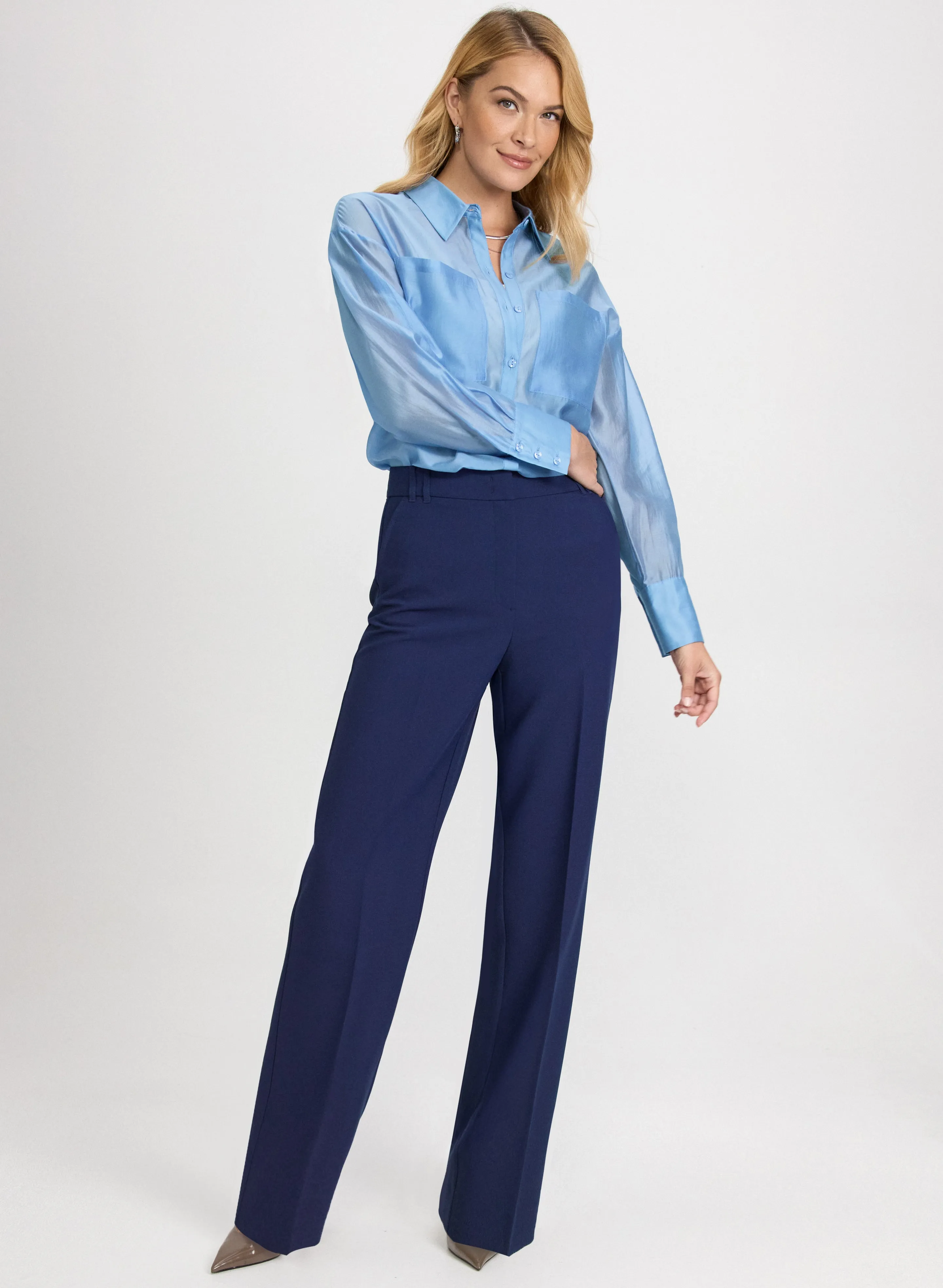 Voile Button-Down Blouse sold by Laura product image thumbnail 4