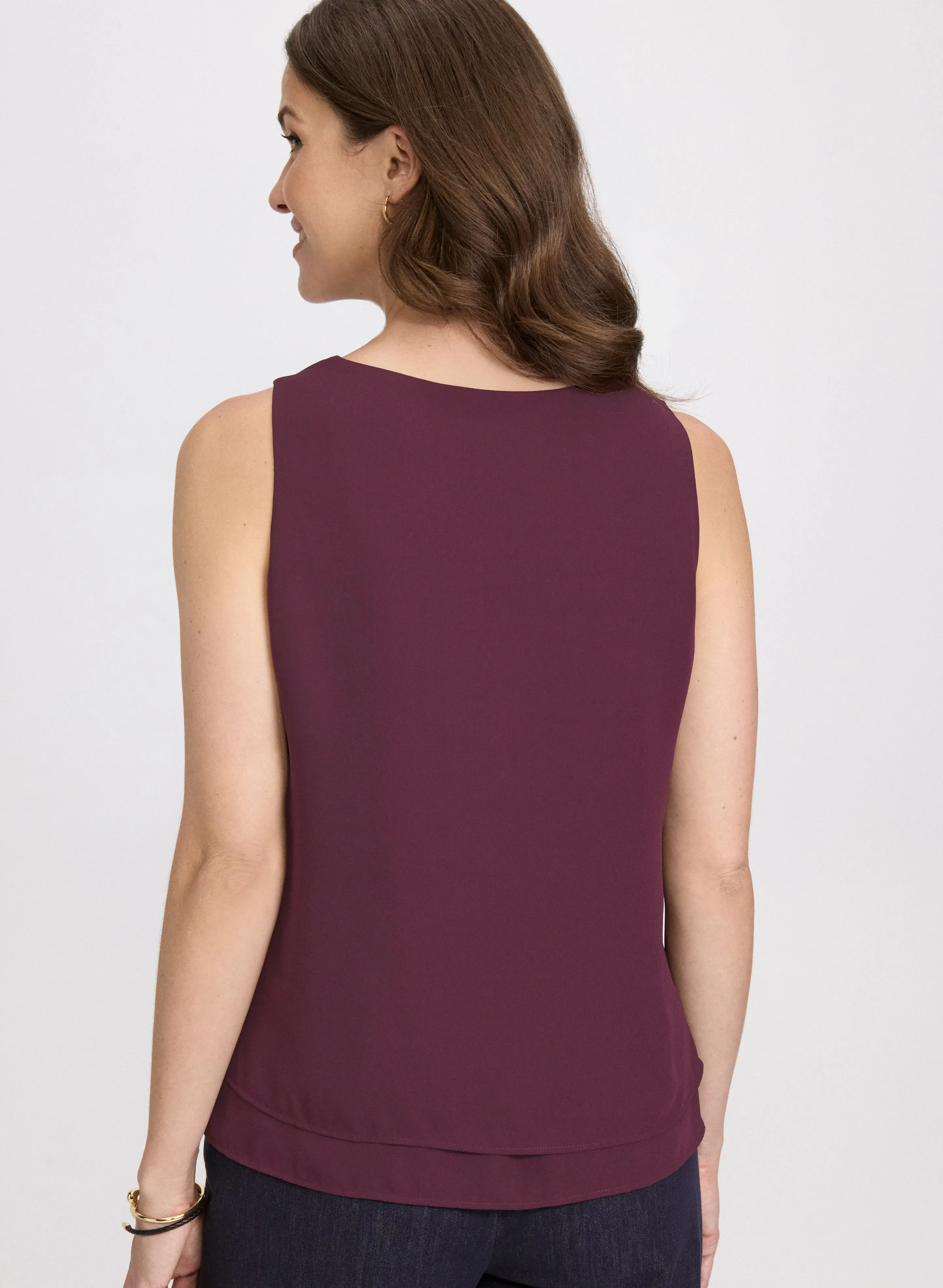 Layered Sleeveless Blouse sold by Laura product image thumbnail 4