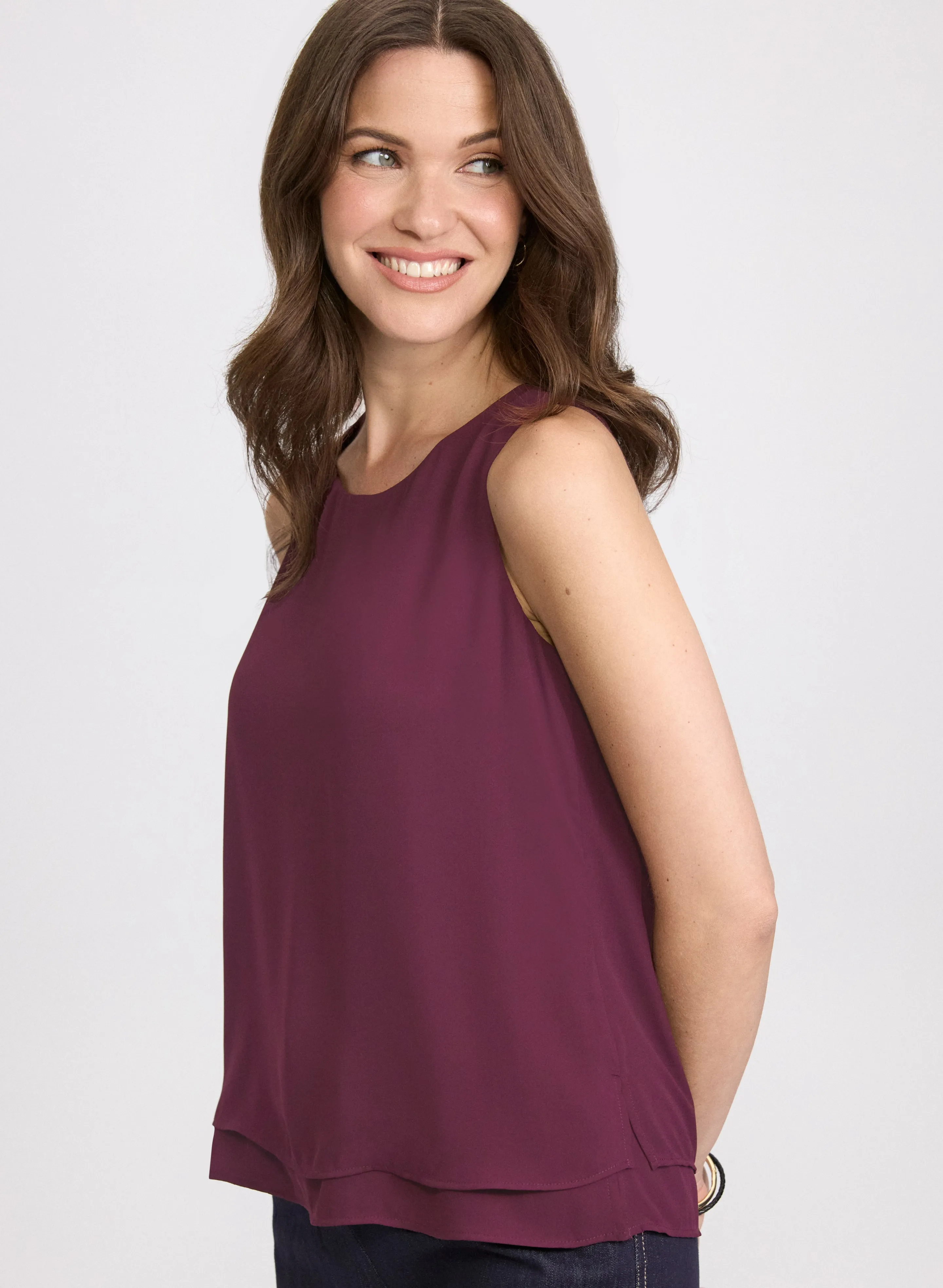 Layered Sleeveless Blouse sold by Laura product image thumbnail 2