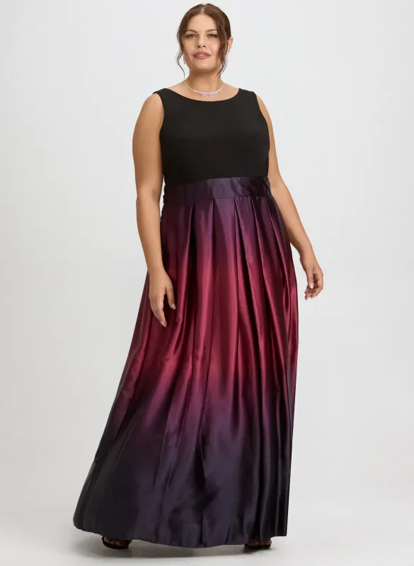 Ombre Ballgown Dress made by Laura