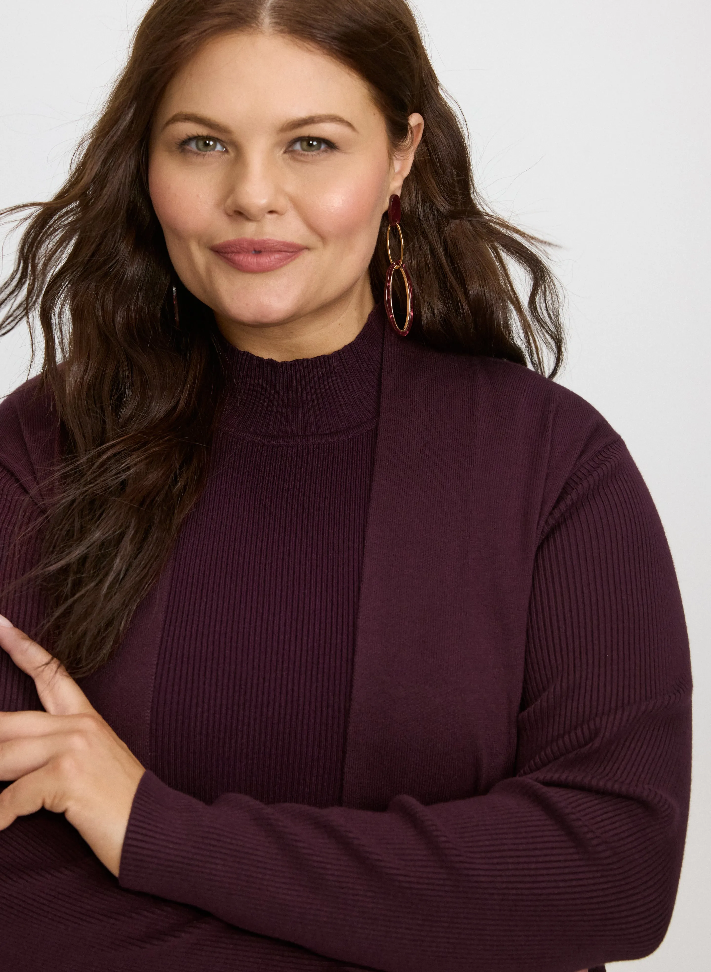 Knit Open-Front Cardigan sold by Laura product image thumbnail 5