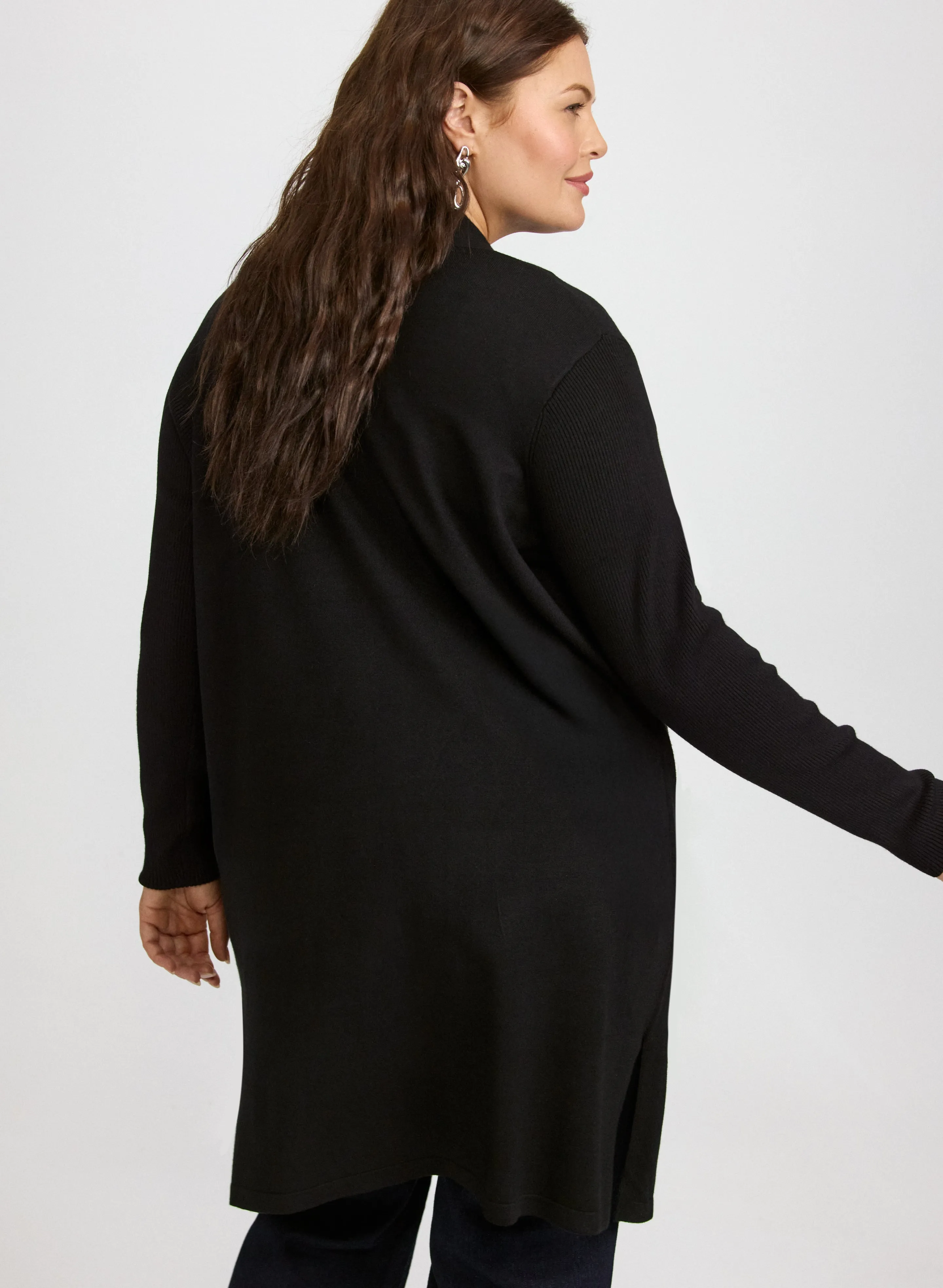 Knit Open-Front Cardigan sold by Laura product image thumbnail 3