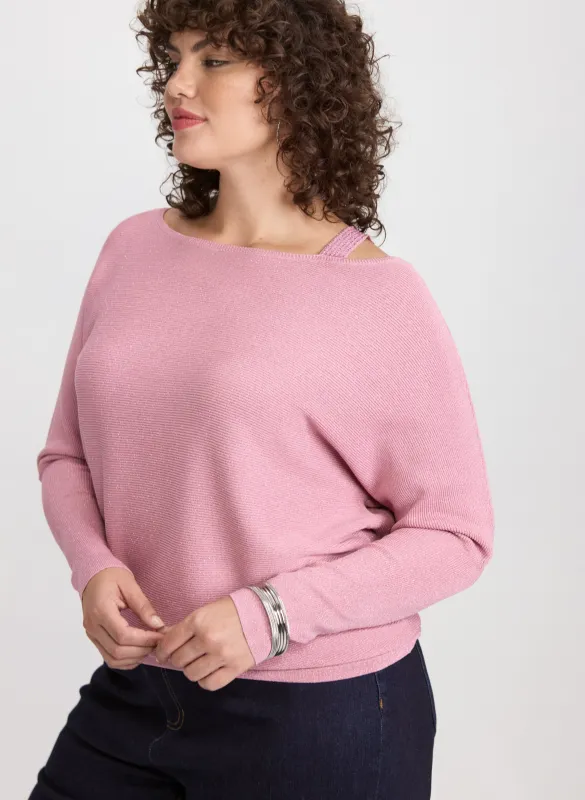 Lurex Knit Pullover sold by Laura