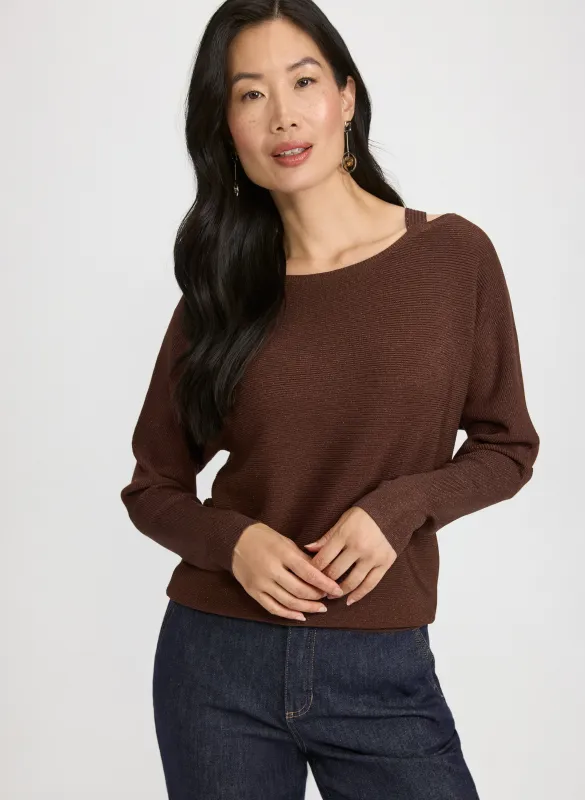 Lurex Knit Pullover sold by Laura