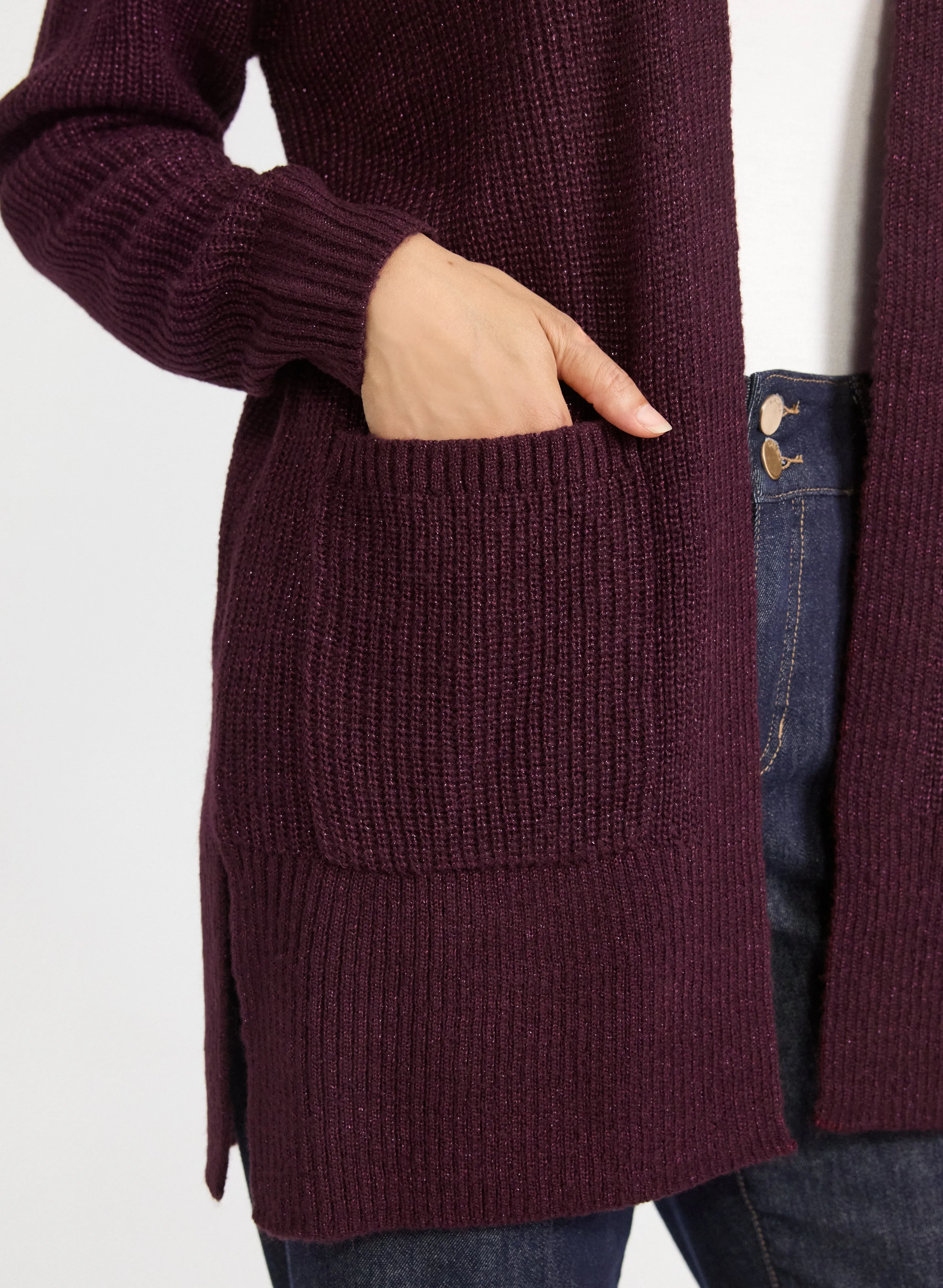 Lurex Knit Cardigan sold by Laura product image thumbnail 5