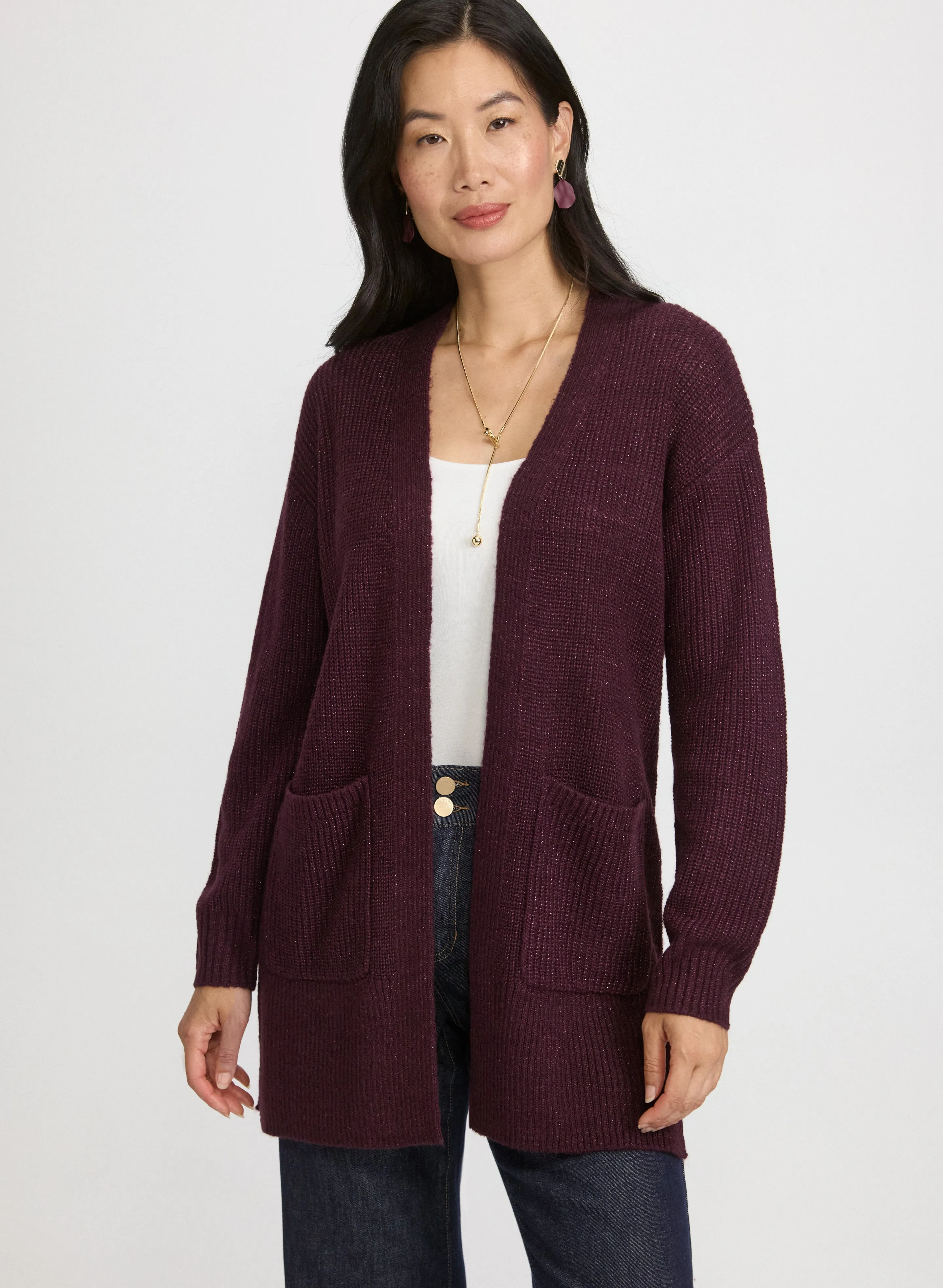 Lurex Knit Cardigan sold by Laura