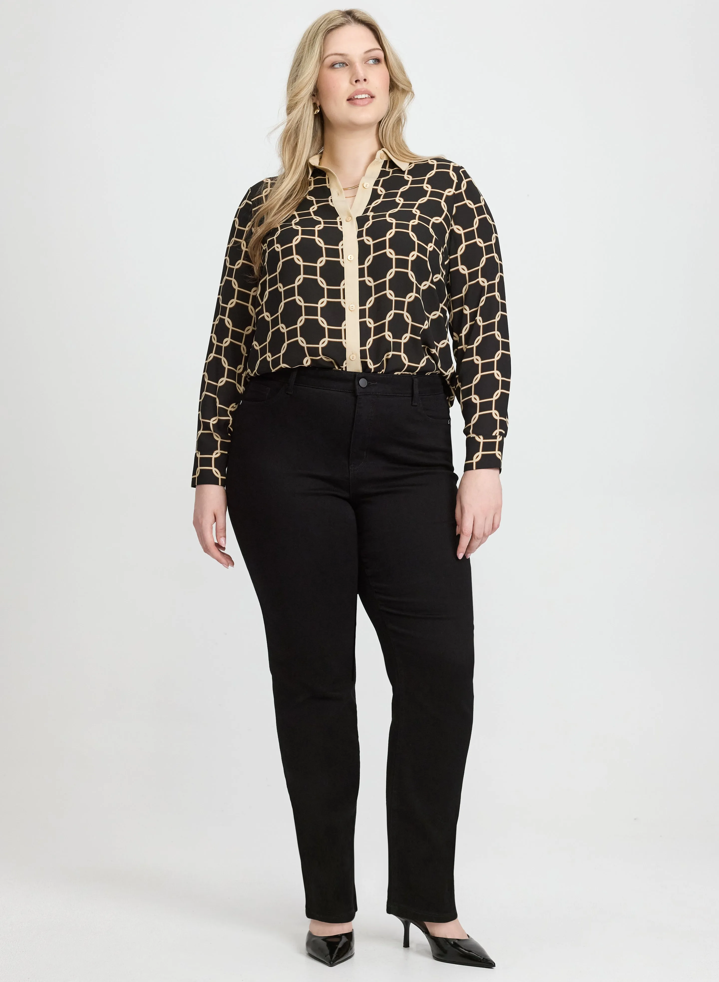 Chain Print Blouse sold by Laura product image thumbnail 4