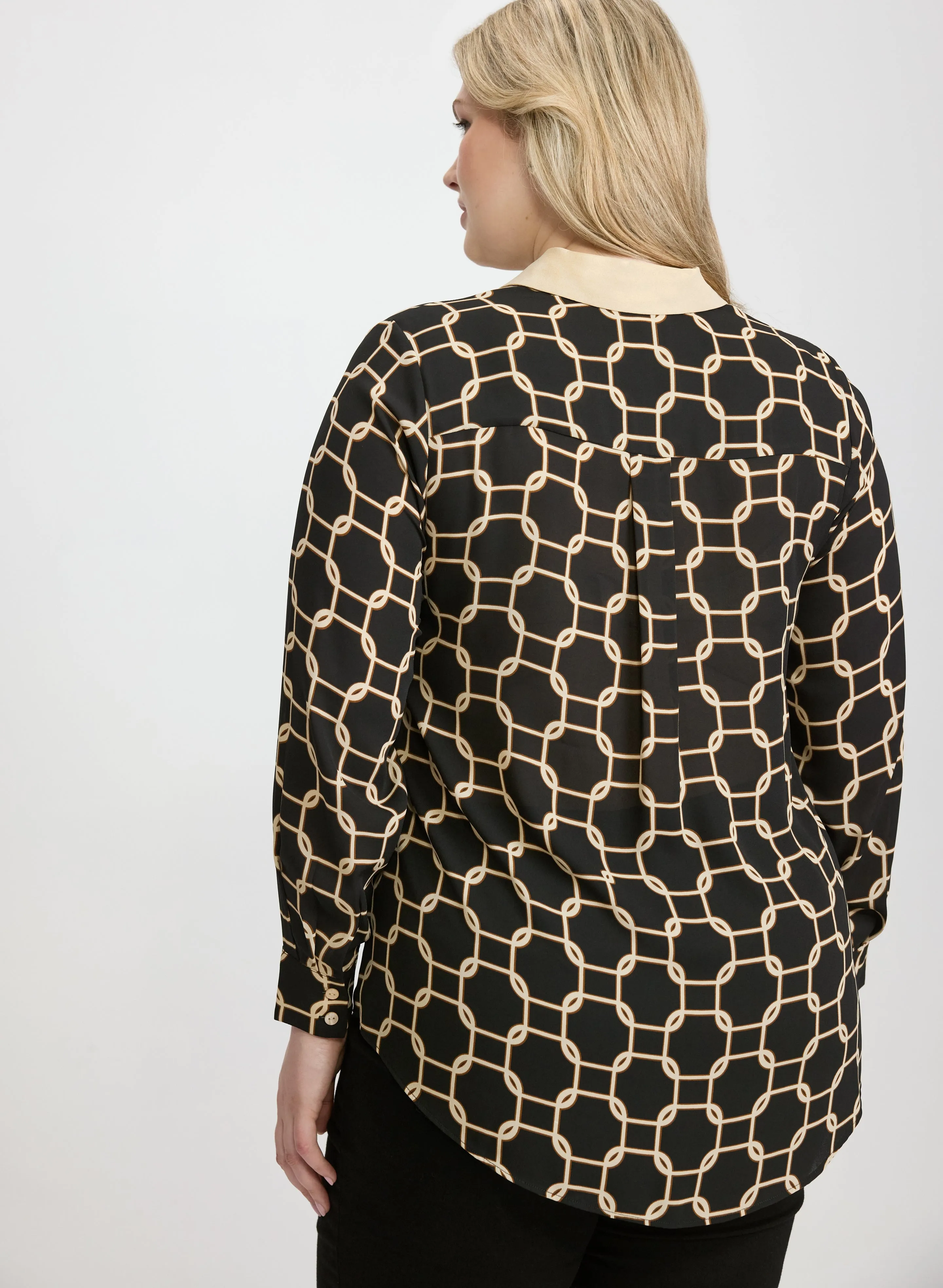 Chain Print Blouse sold by Laura product image thumbnail 3