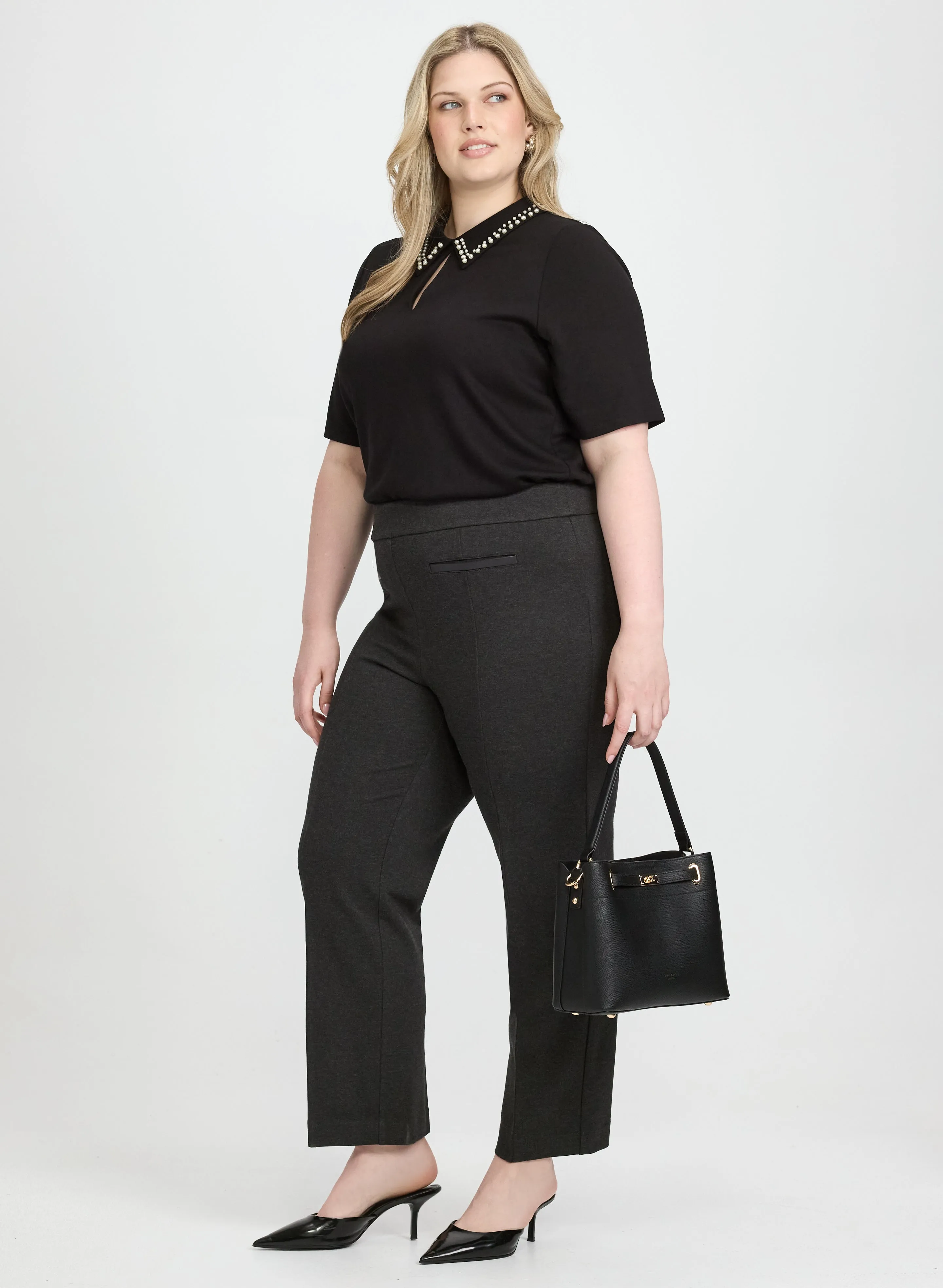 Ava Straight-Leg Pants sold by Laura product image thumbnail 3