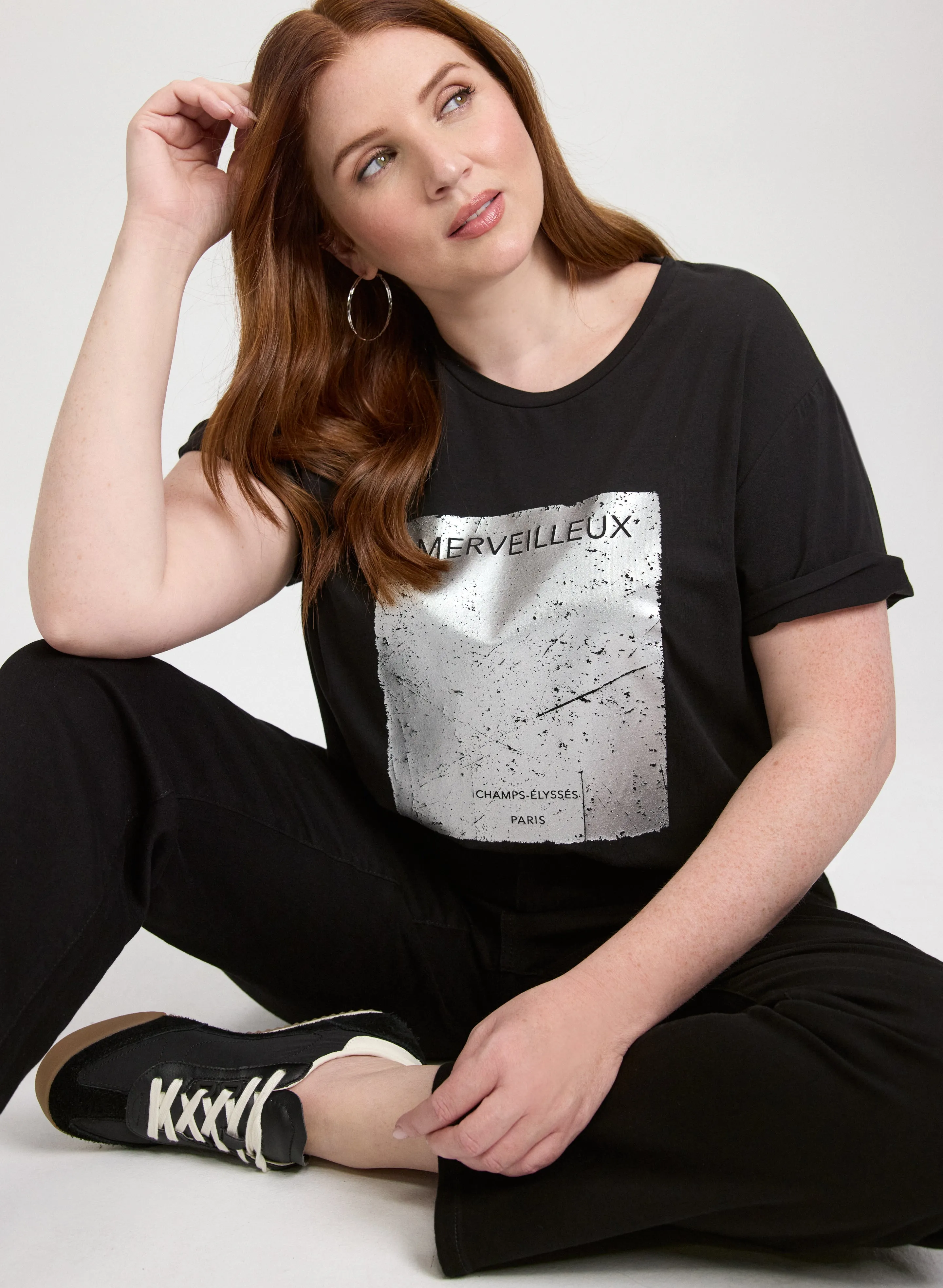 Foil Logo T-Shirt sold by Laura product image thumbnail 2