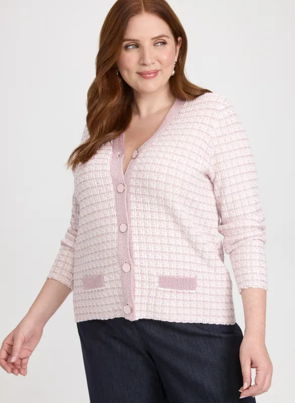 Bouclé Button Cardigan sold by Laura