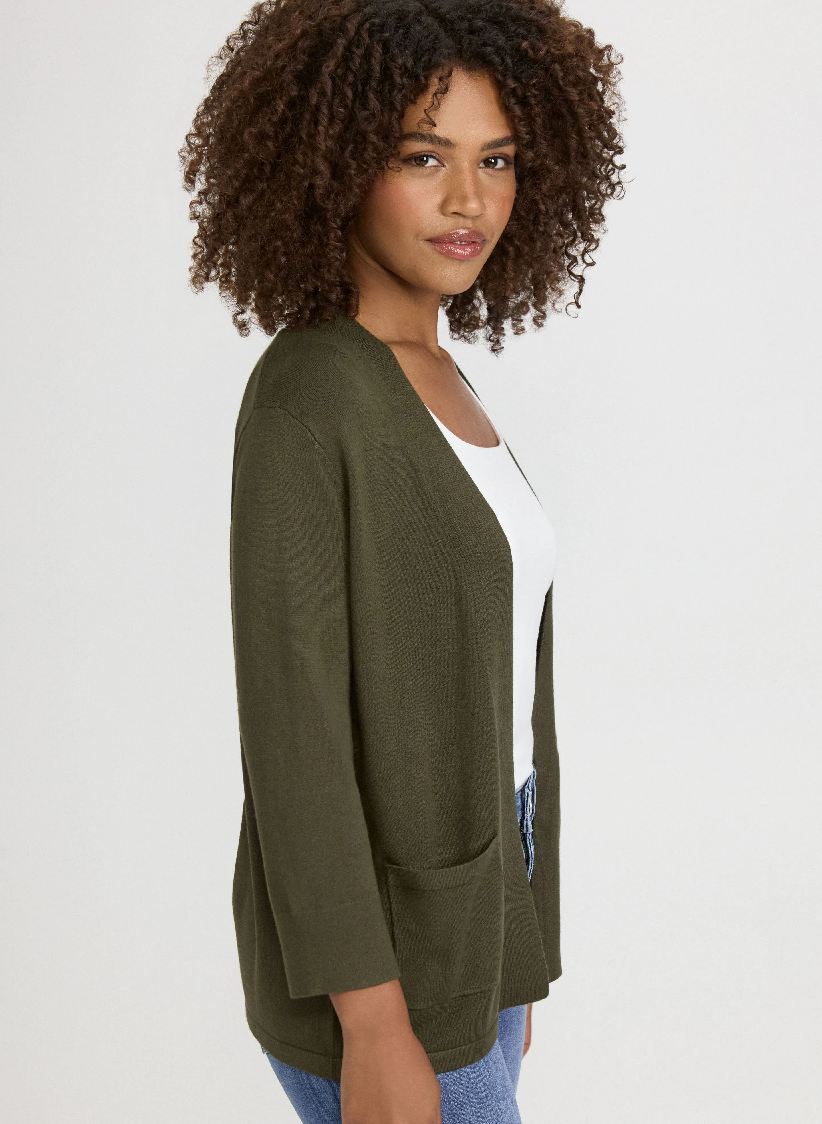 Short Open Front Cardigan sold by Laura product image thumbnail 2