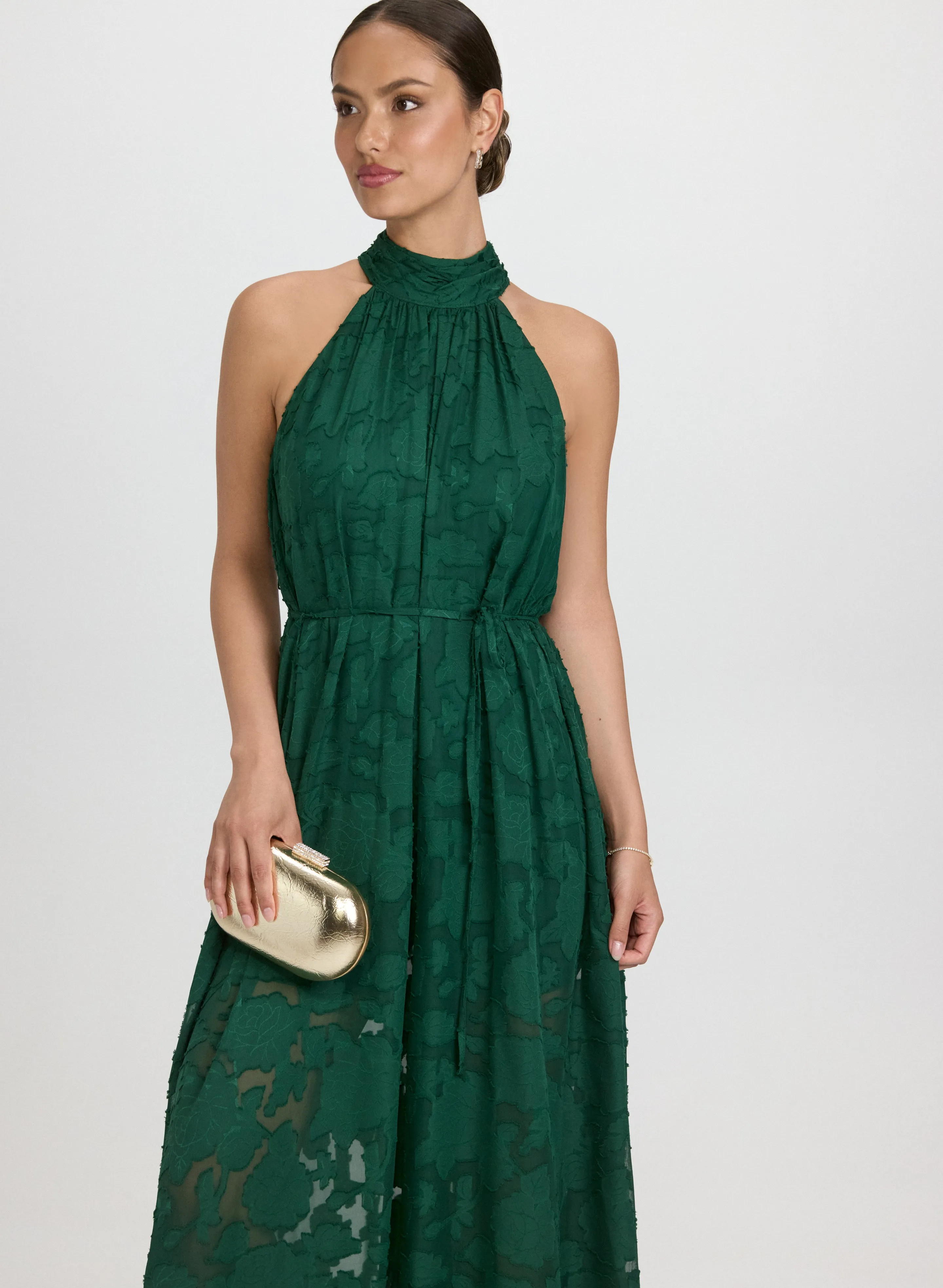 Floral Halter Neck Jumpsuit sold by Laura product image thumbnail 3