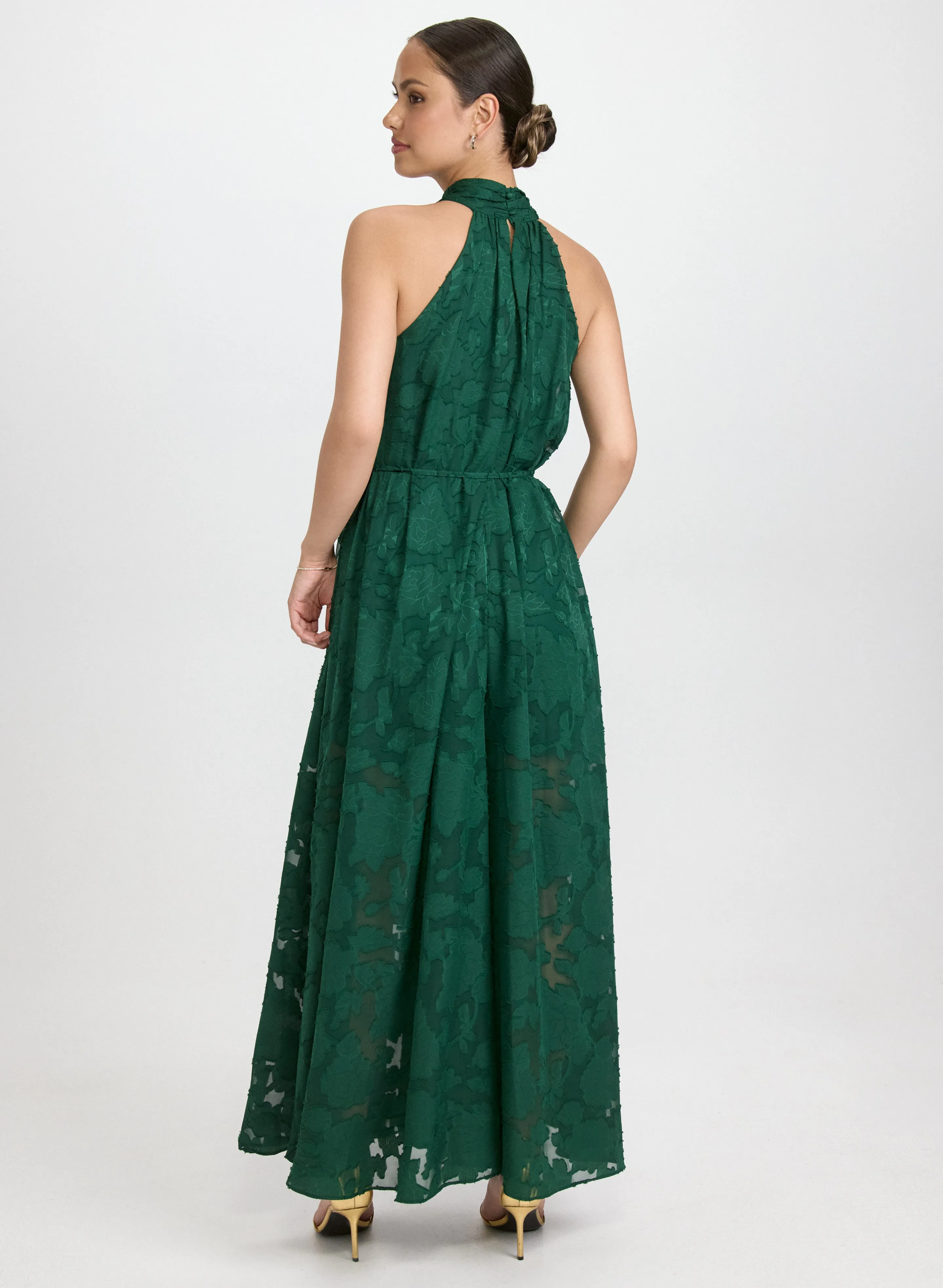 Floral Halter Neck Jumpsuit sold by Laura product image thumbnail 4