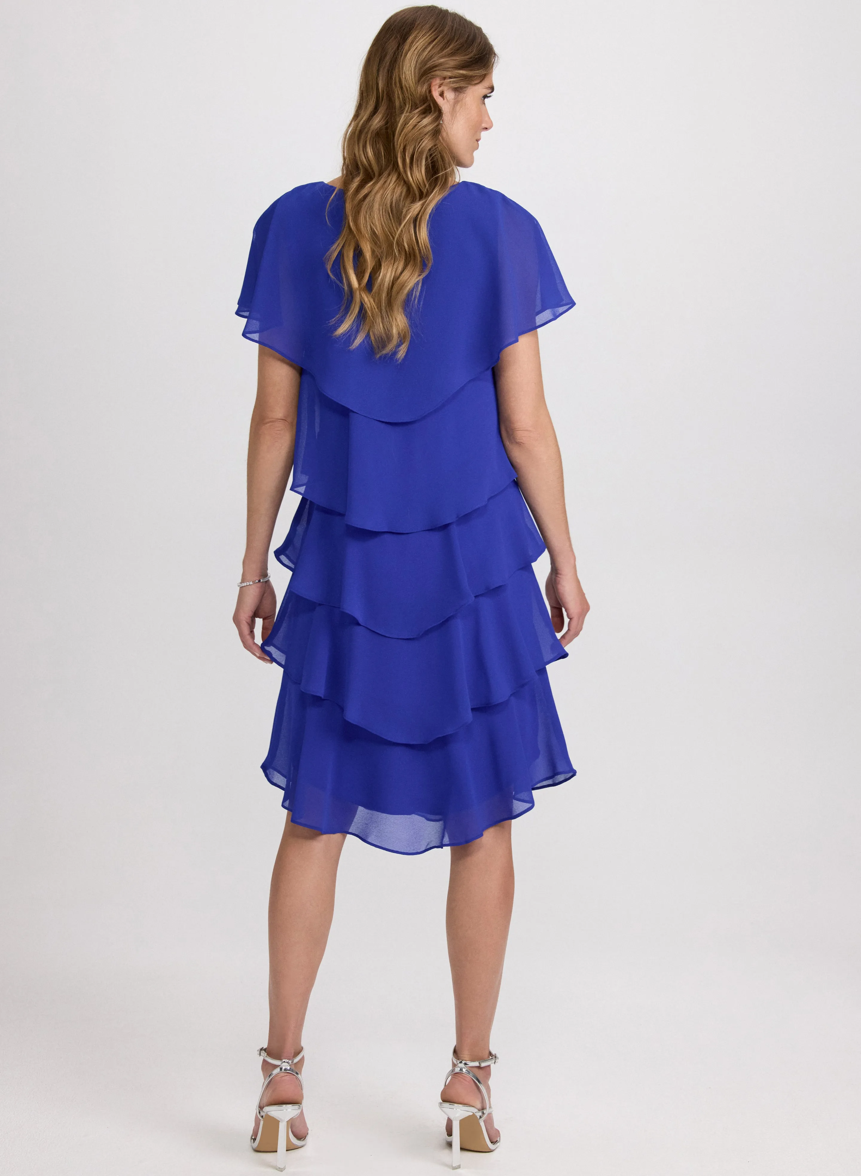 Tiered Chiffon Dress sold by Laura product image thumbnail 3