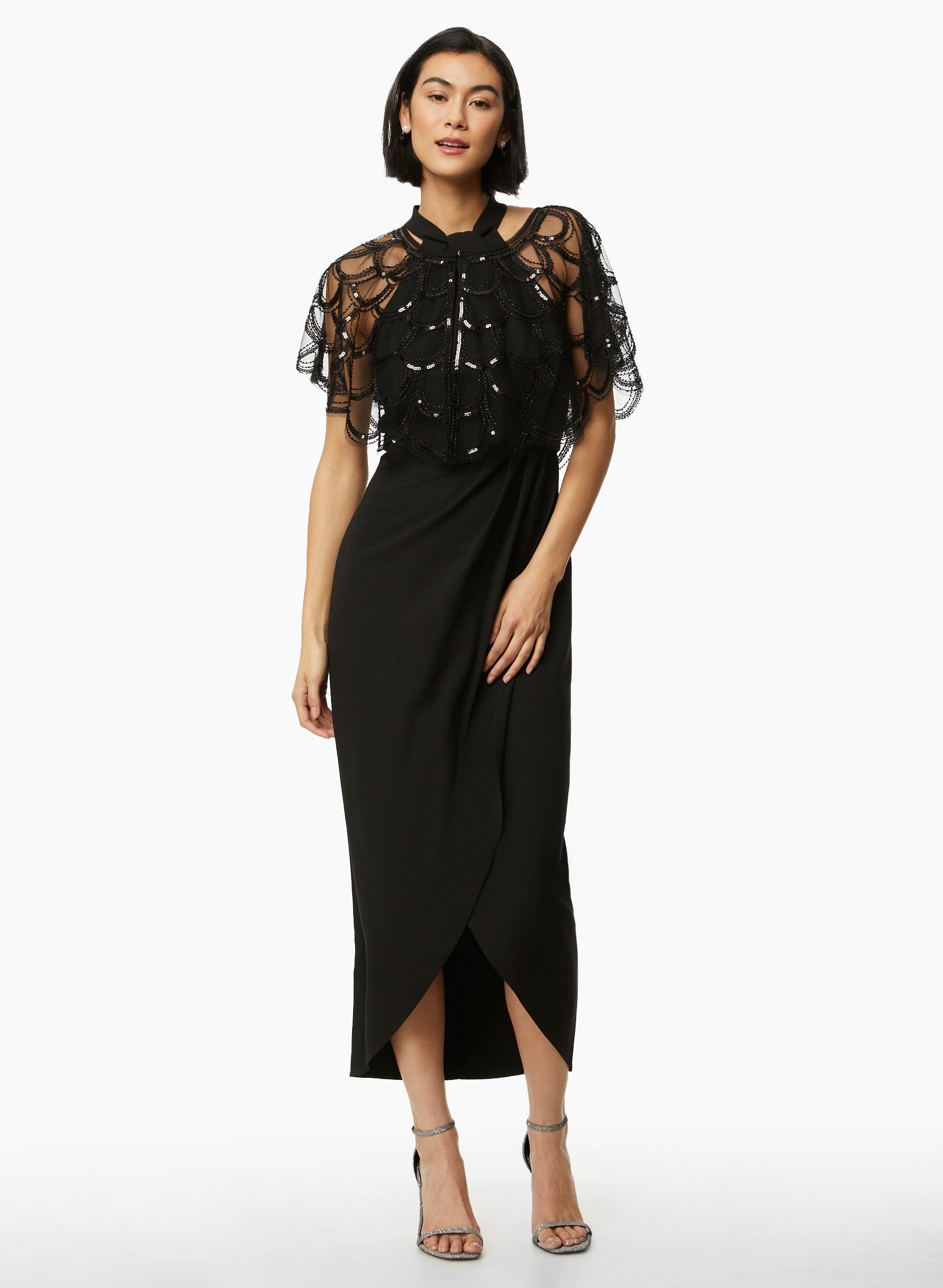 Sequin Mesh Capelet sold by Laura product image thumbnail 2