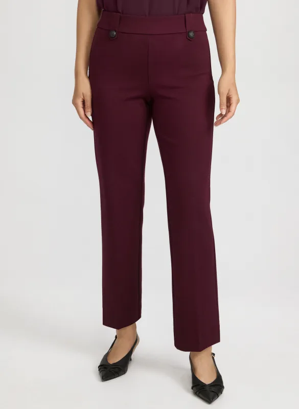 Ava Straight-Leg Pants sold by Laura