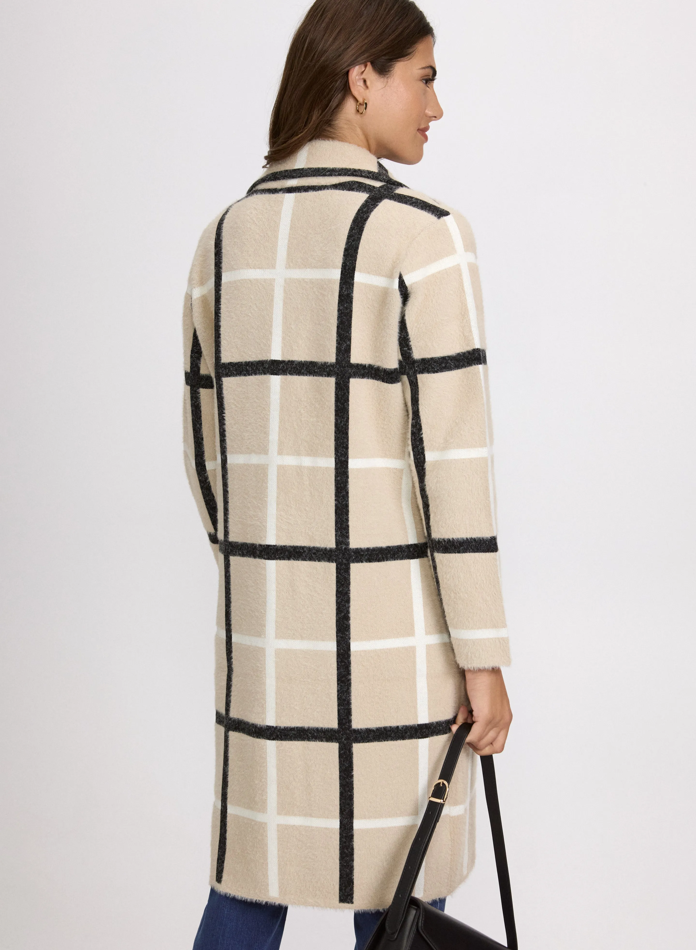 Plaid Knit Cardigan sold by Laura product image thumbnail 3