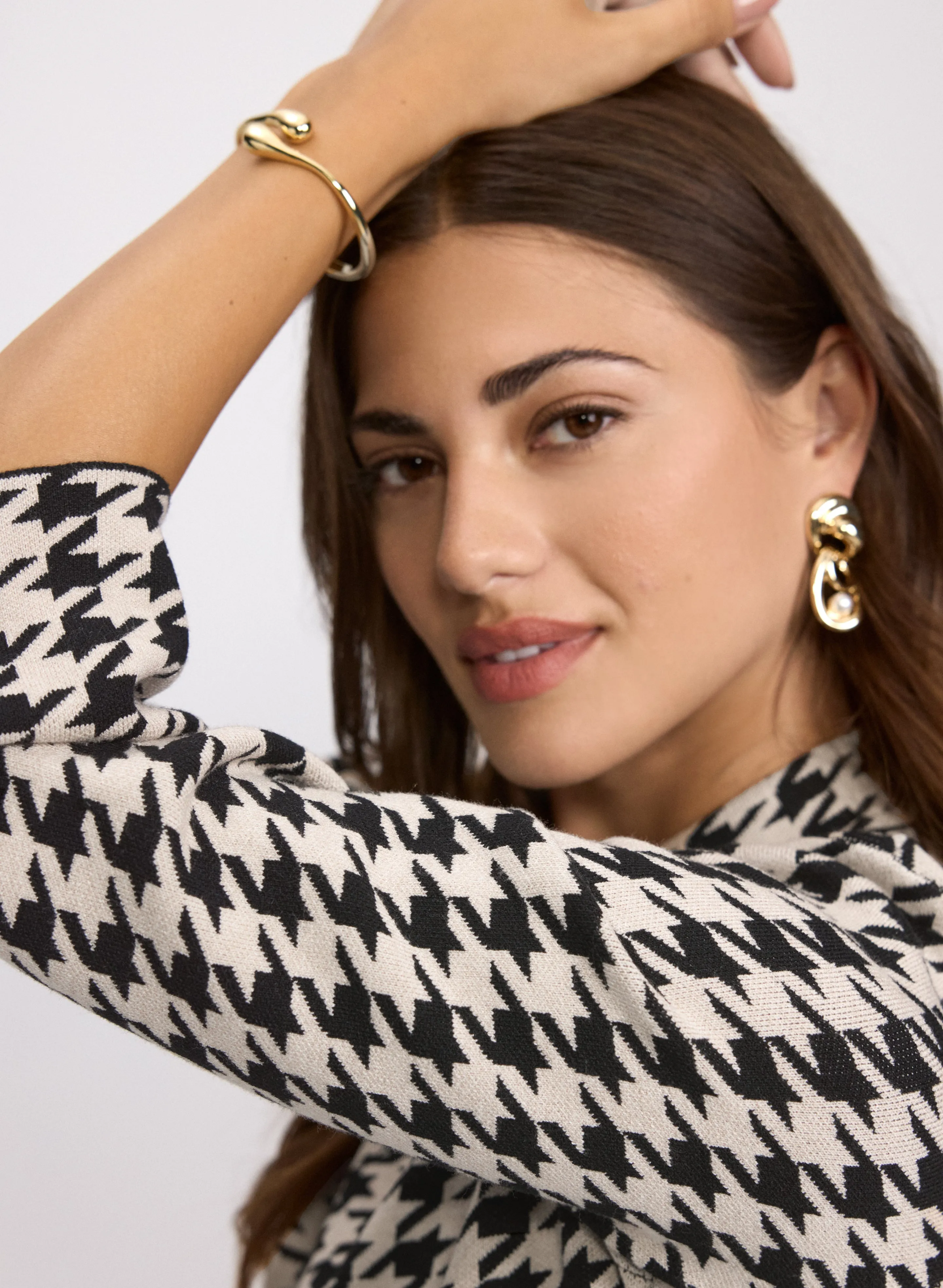 Printed Jacquard Knit Cardigan sold by Laura product image thumbnail 5