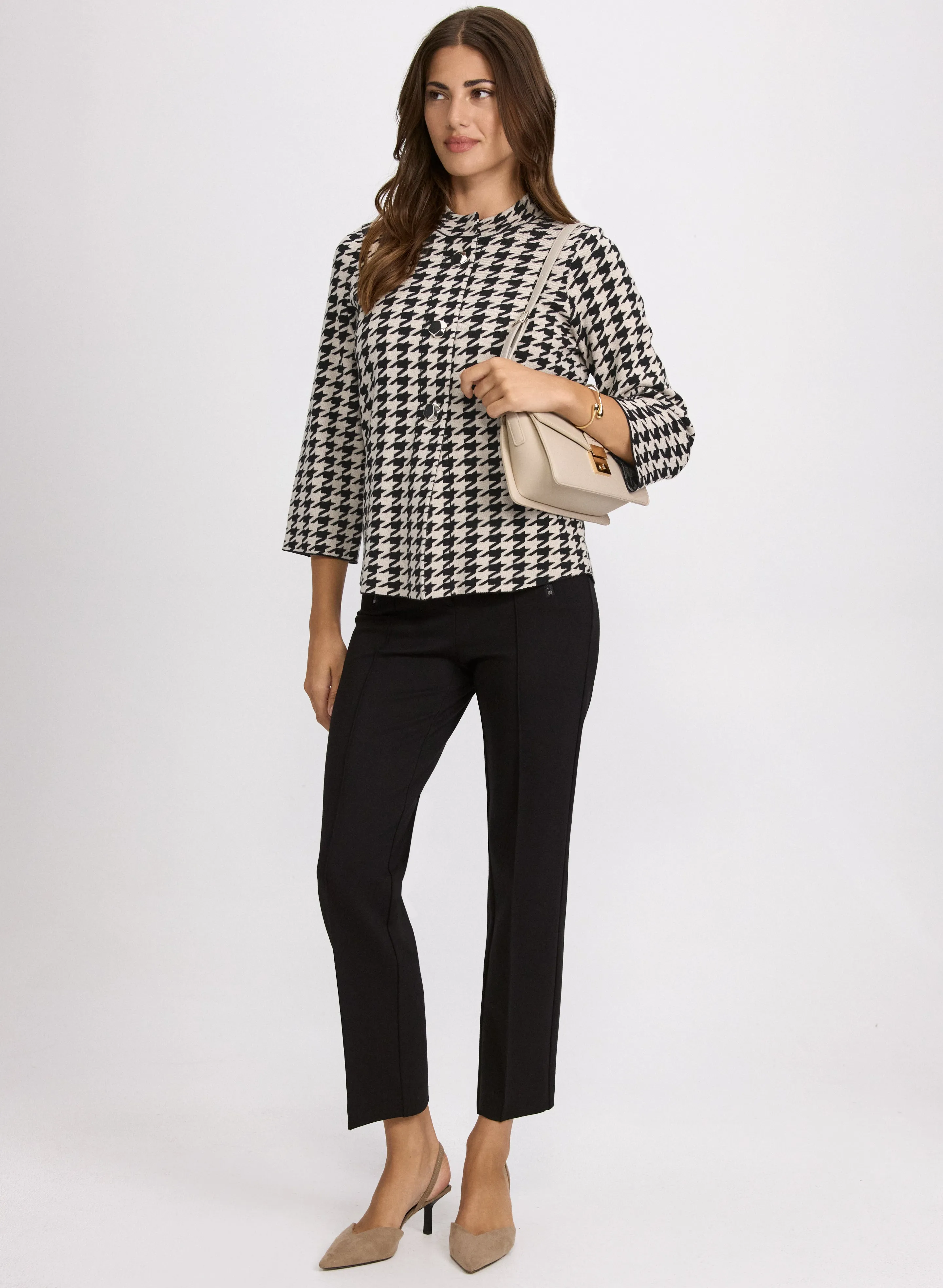 Printed Jacquard Knit Cardigan sold by Laura product image thumbnail 4