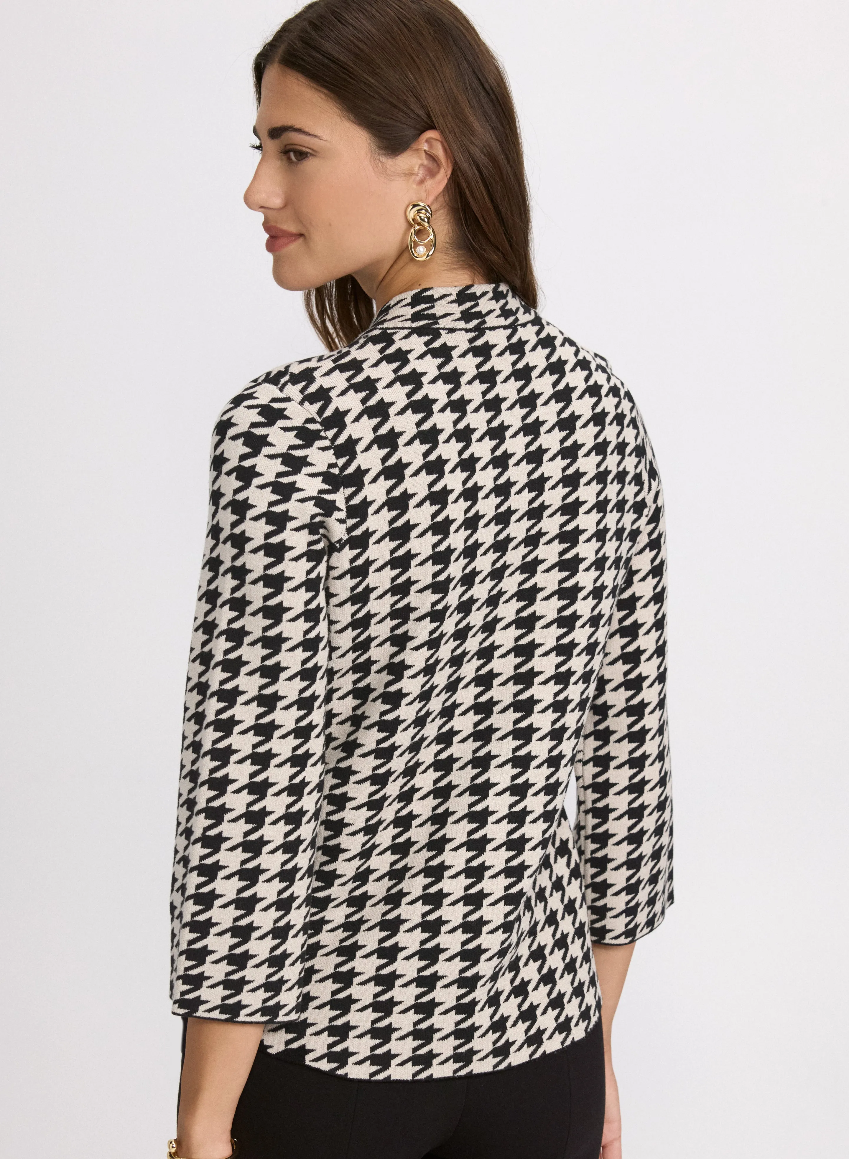 Printed Jacquard Knit Cardigan sold by Laura product image thumbnail 3