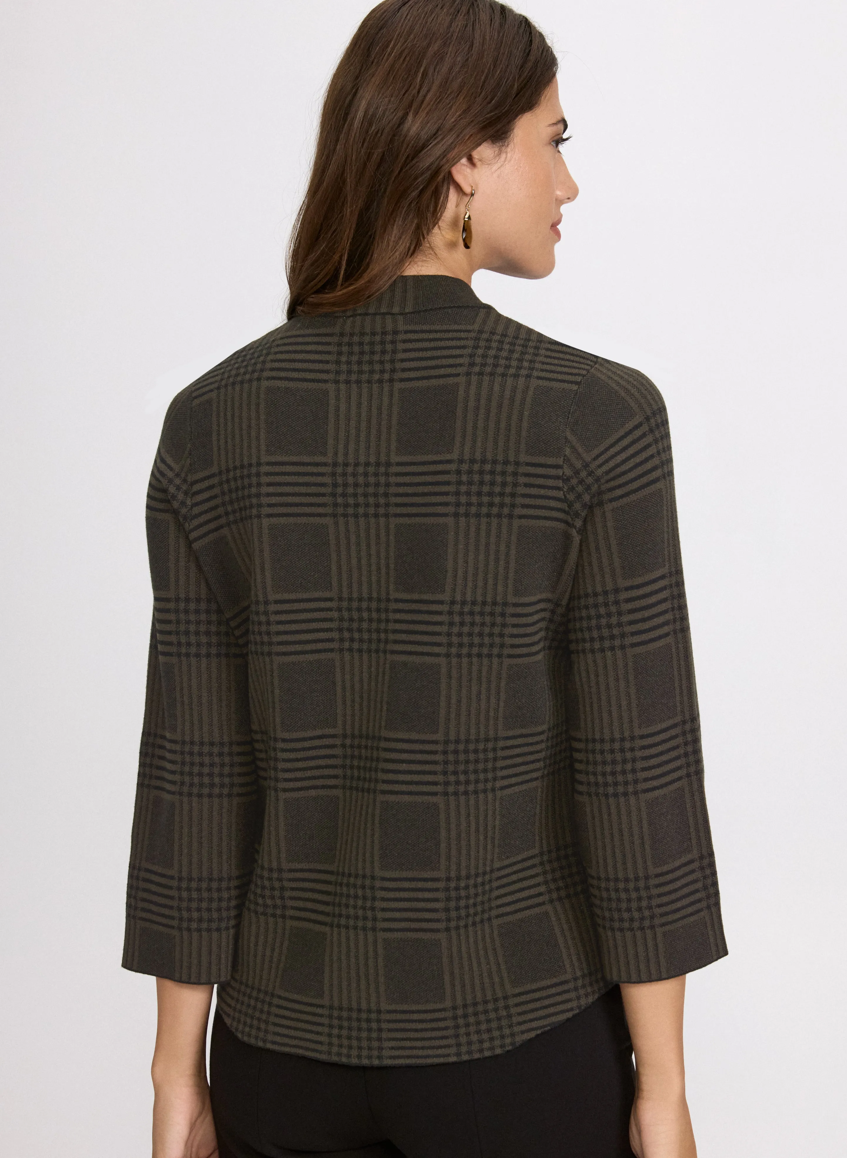 Printed Jacquard Knit Cardigan sold by Laura product image thumbnail 3