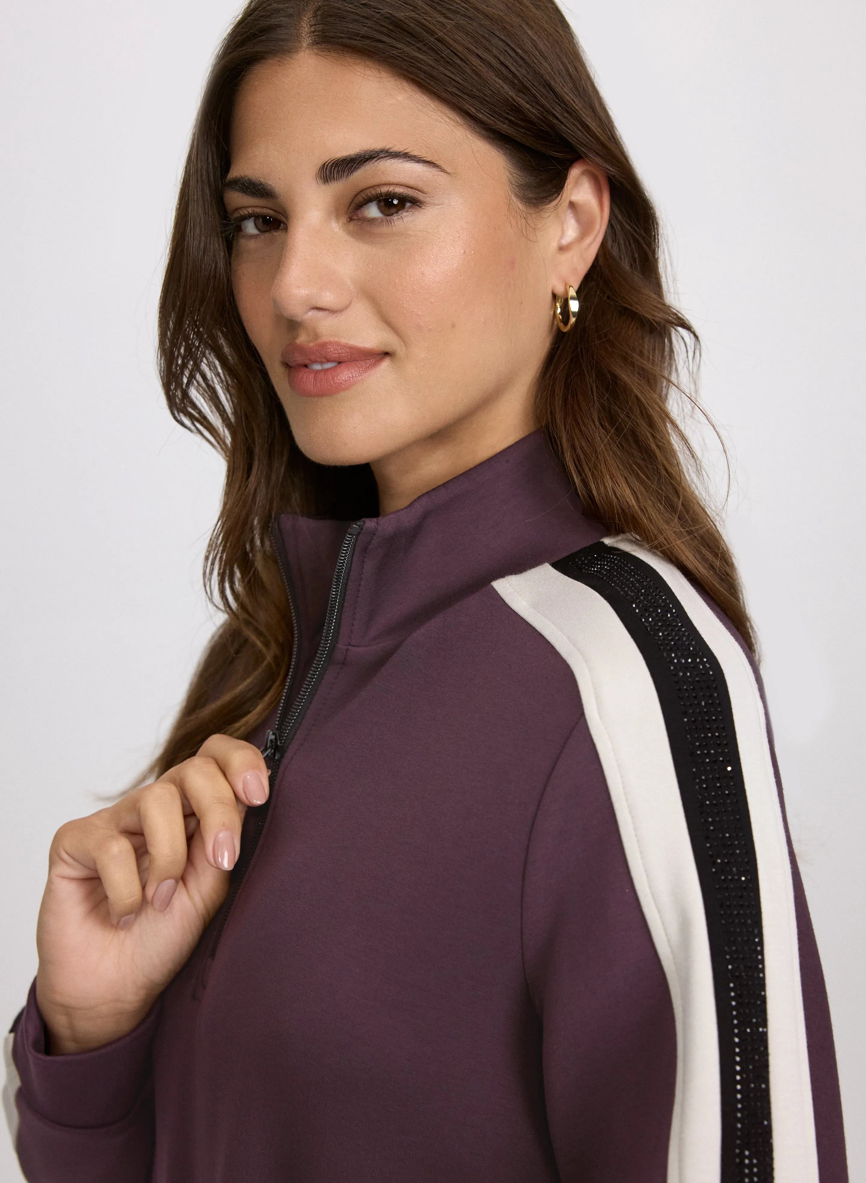 Half-Zip Scuba Top sold by Laura product image thumbnail 5