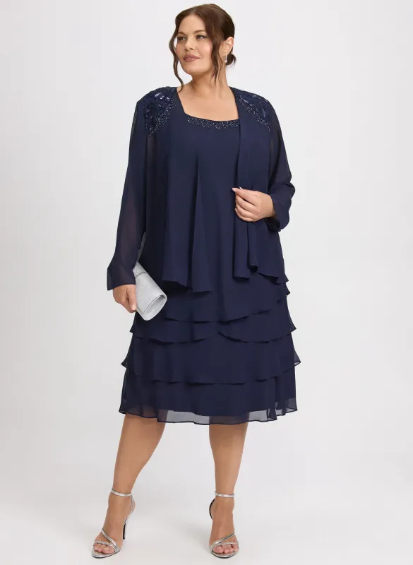 Chiffon Jacket & Dress Set sold by Laura