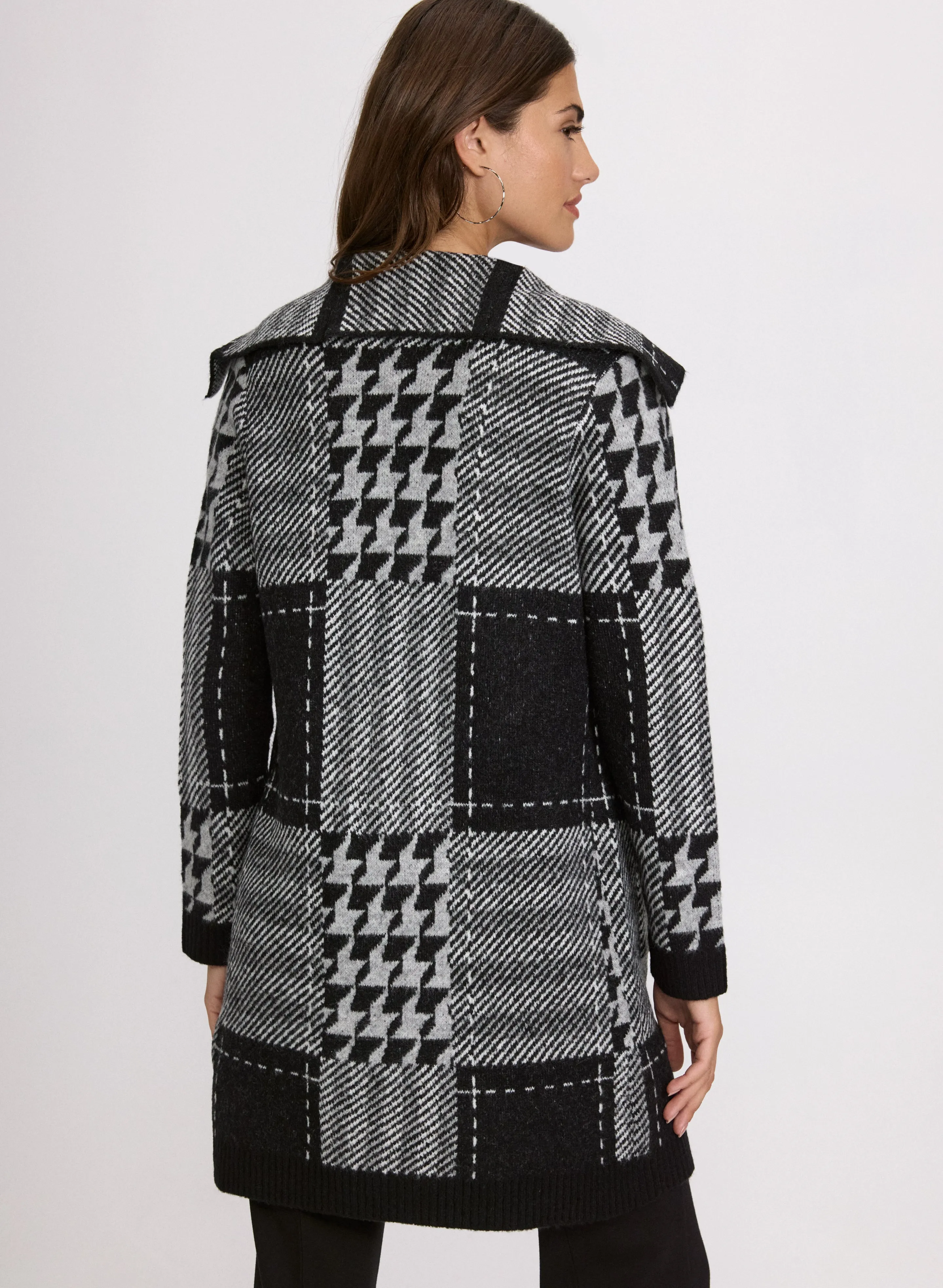 Plaid Knit Cardigan sold by Laura product image thumbnail 3