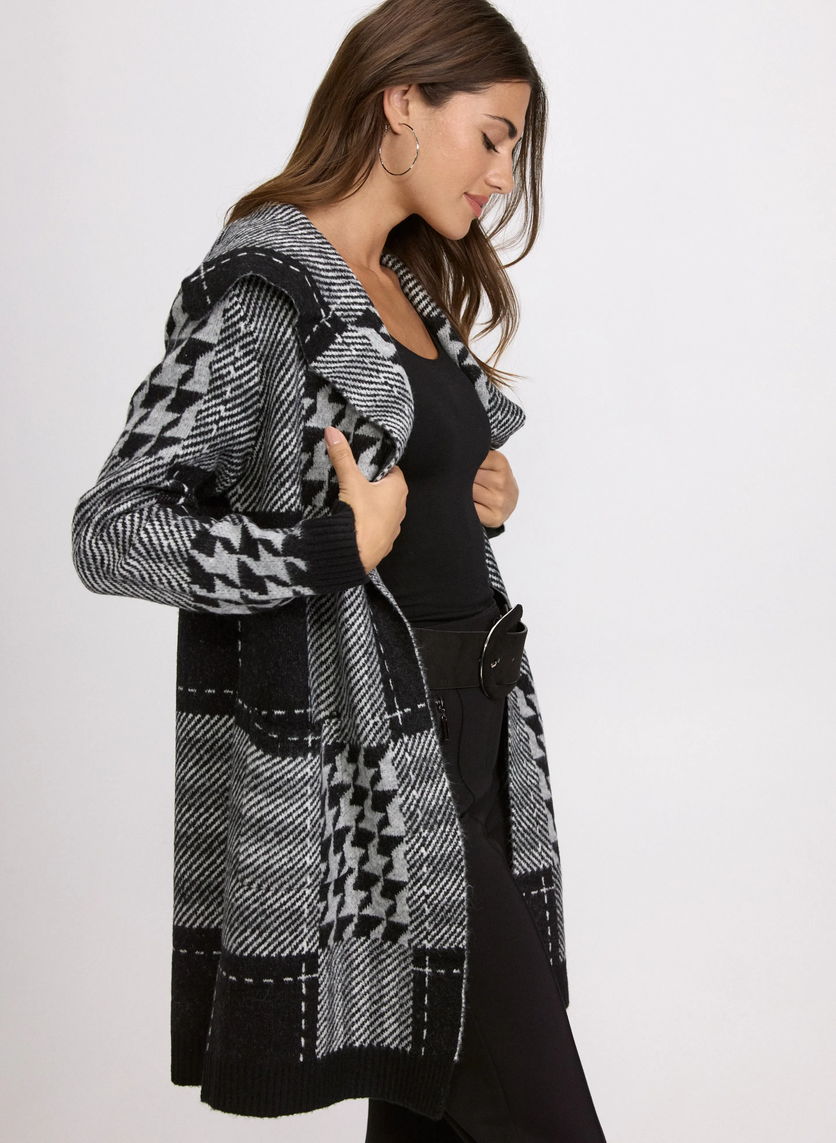 Plaid Knit Cardigan sold by Laura product image thumbnail 2