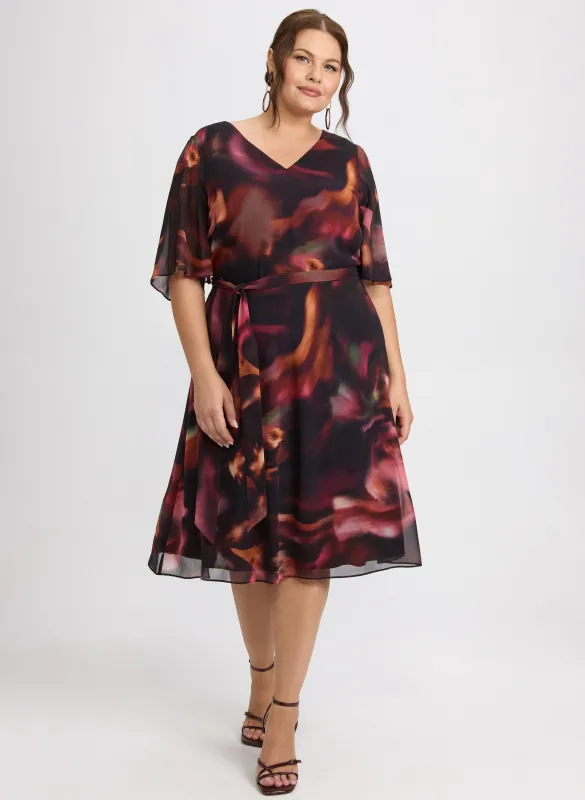 Abstract Print Dress sold by Laura