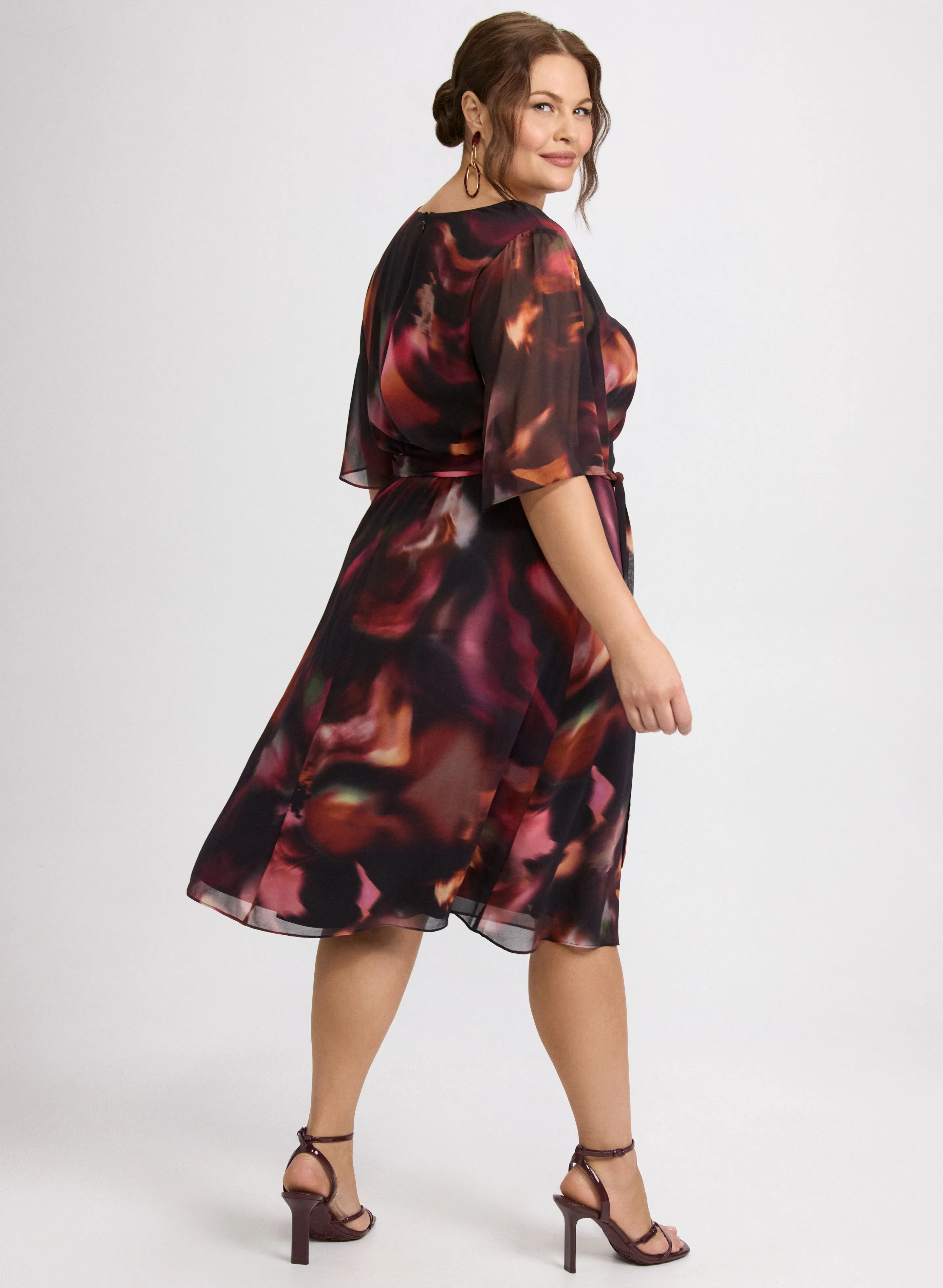Abstract Print Dress sold by Laura product image thumbnail 4