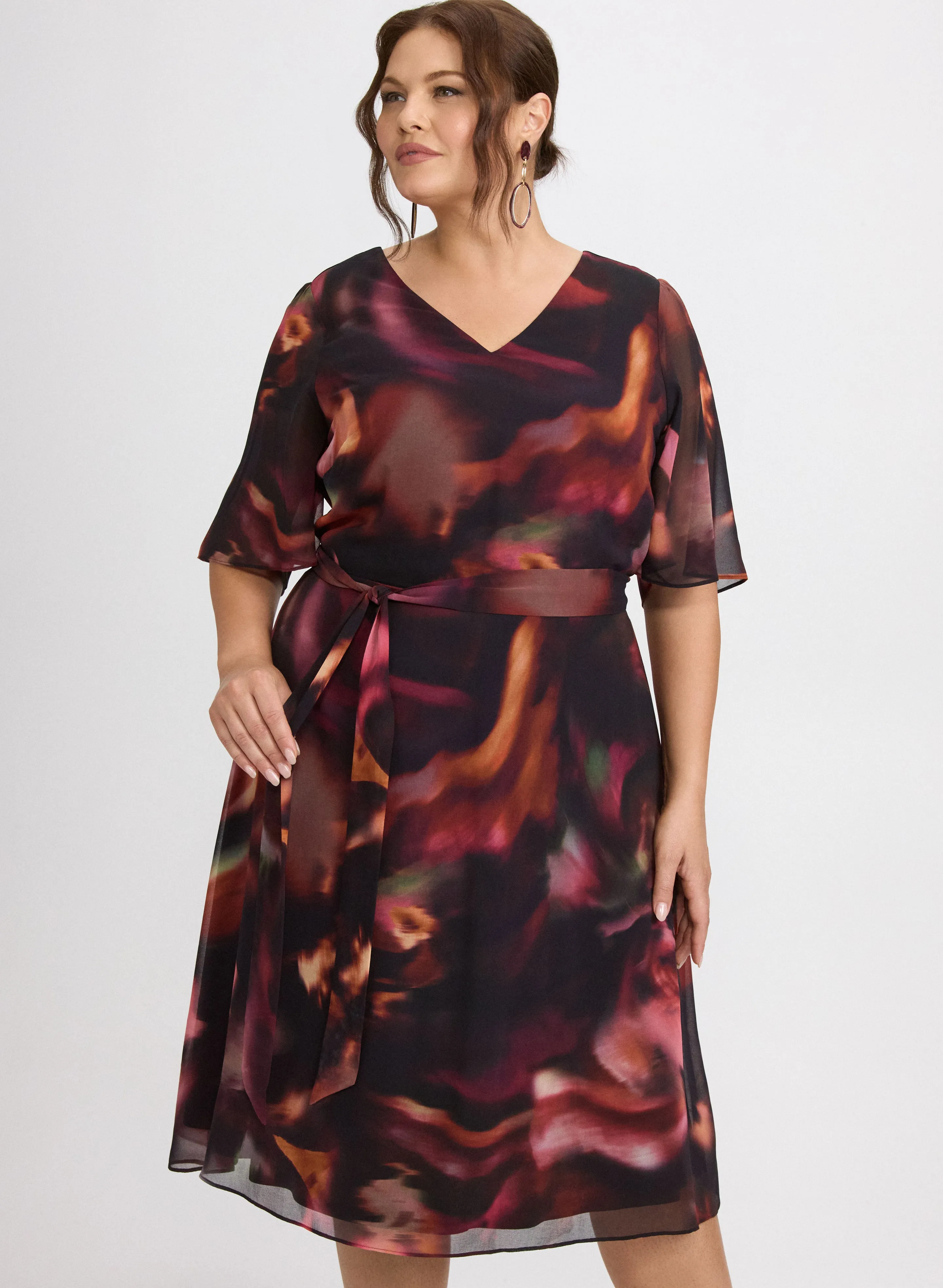 Abstract Print Dress sold by Laura product image thumbnail 5