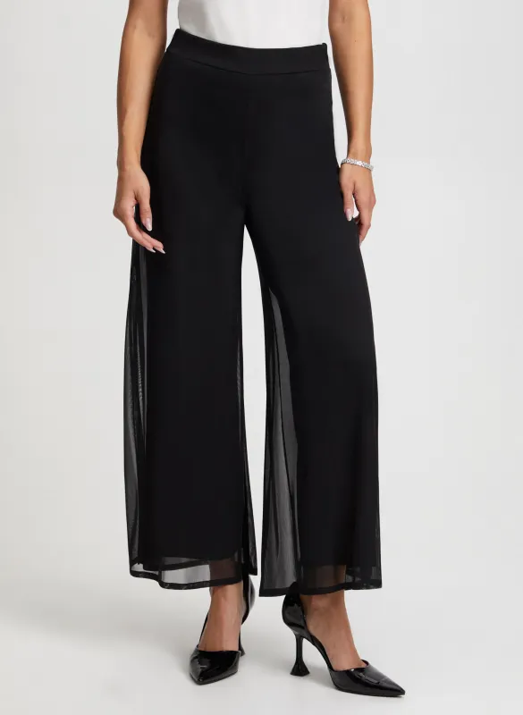 Olivia Chiffon Wide-Leg Pants sold by Laura