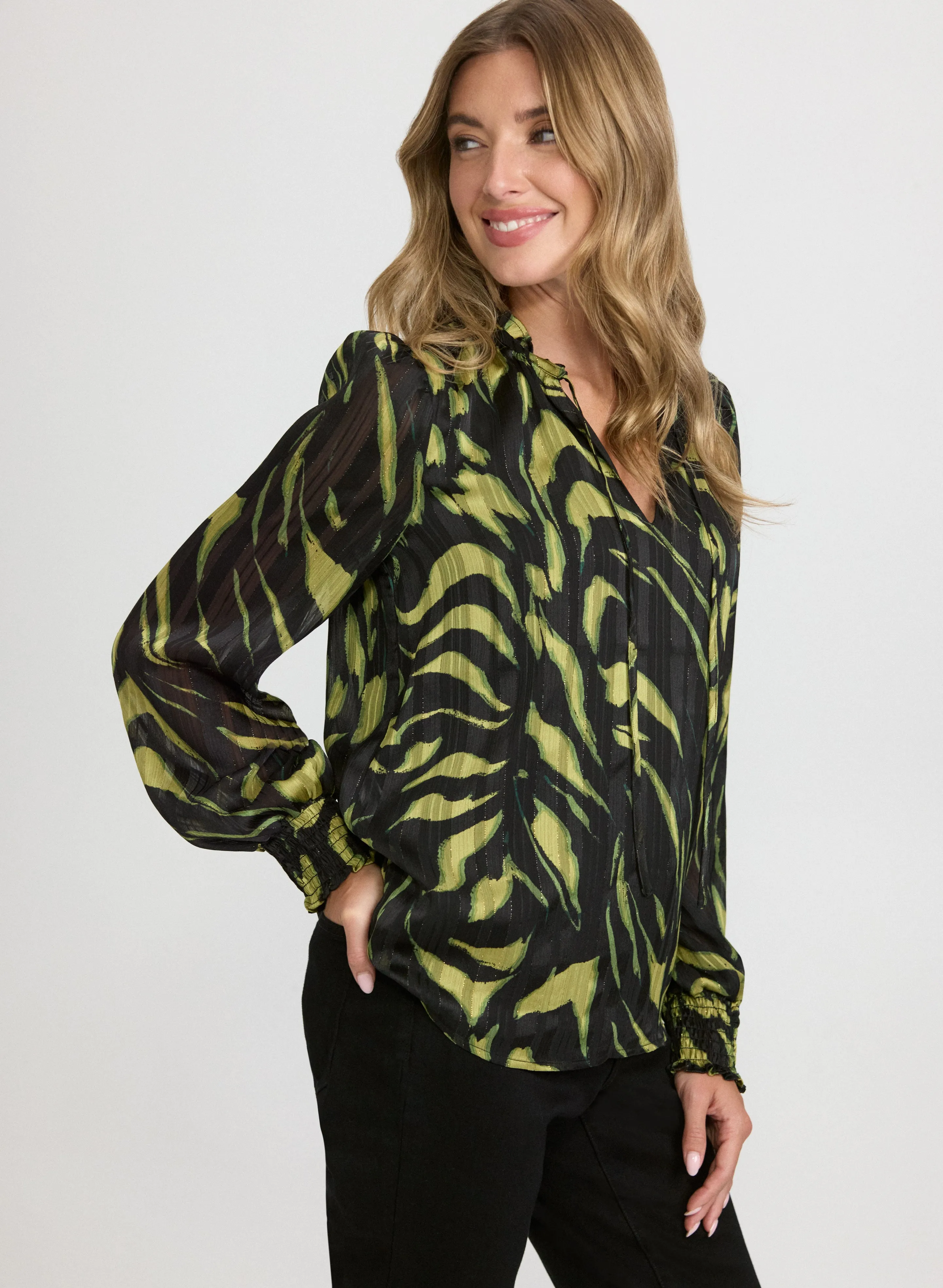 Floral Chiffon Blouse sold by Laura product image thumbnail 2