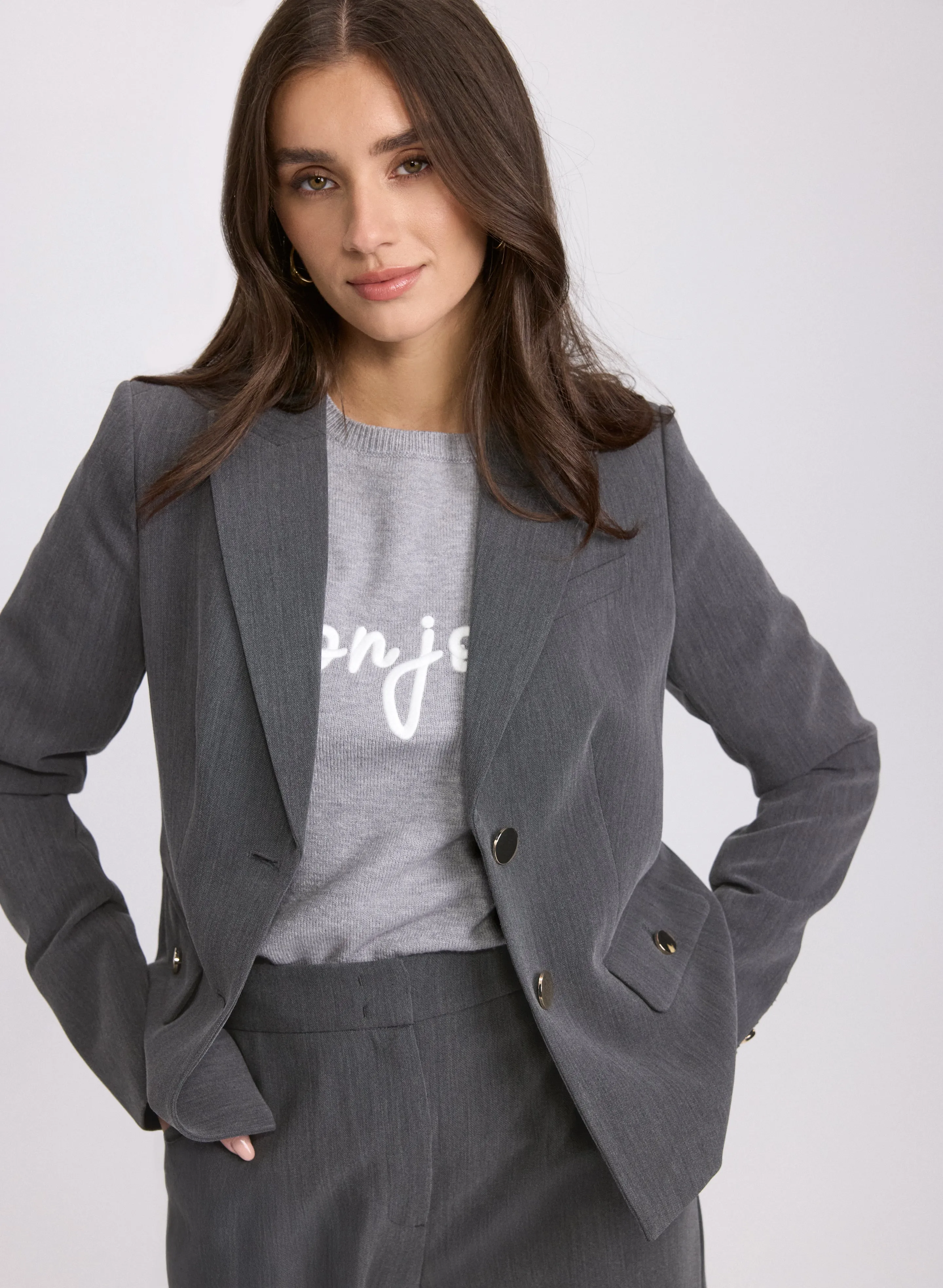 Peplum Back Blazer sold by Laura