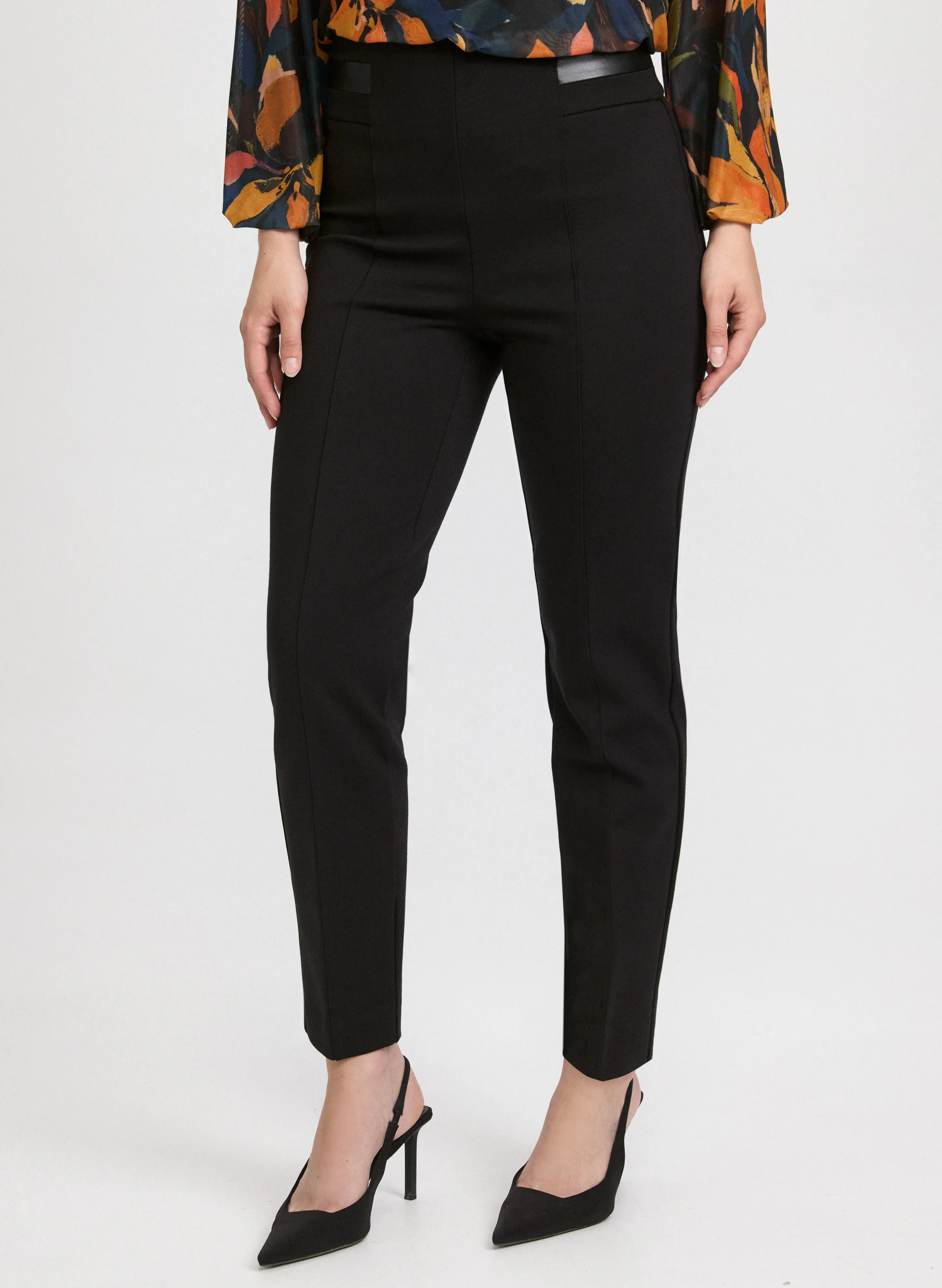 Sofia Slim-Leg Pants sold by Laura