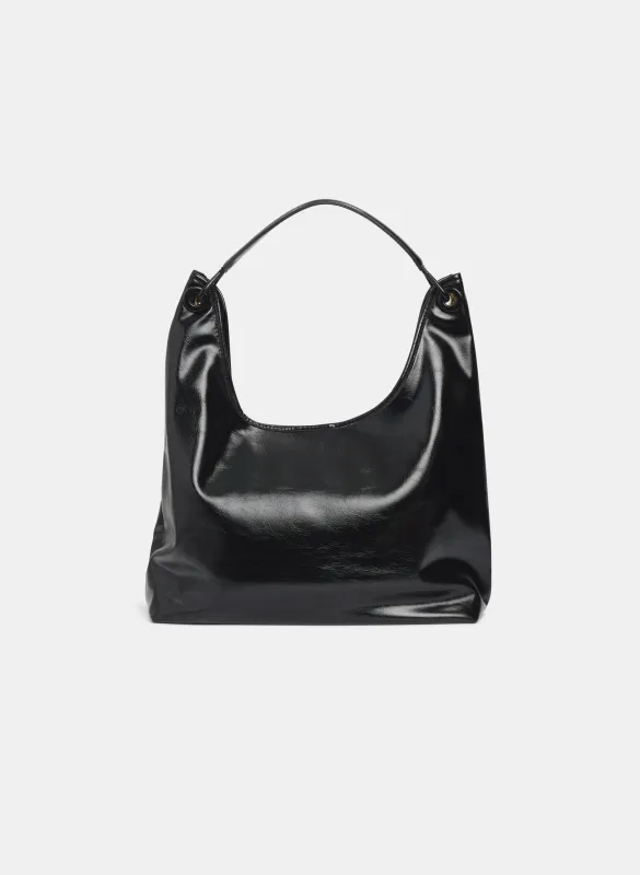 Vegan Leather Handbag & Pouch Set sold by Laura