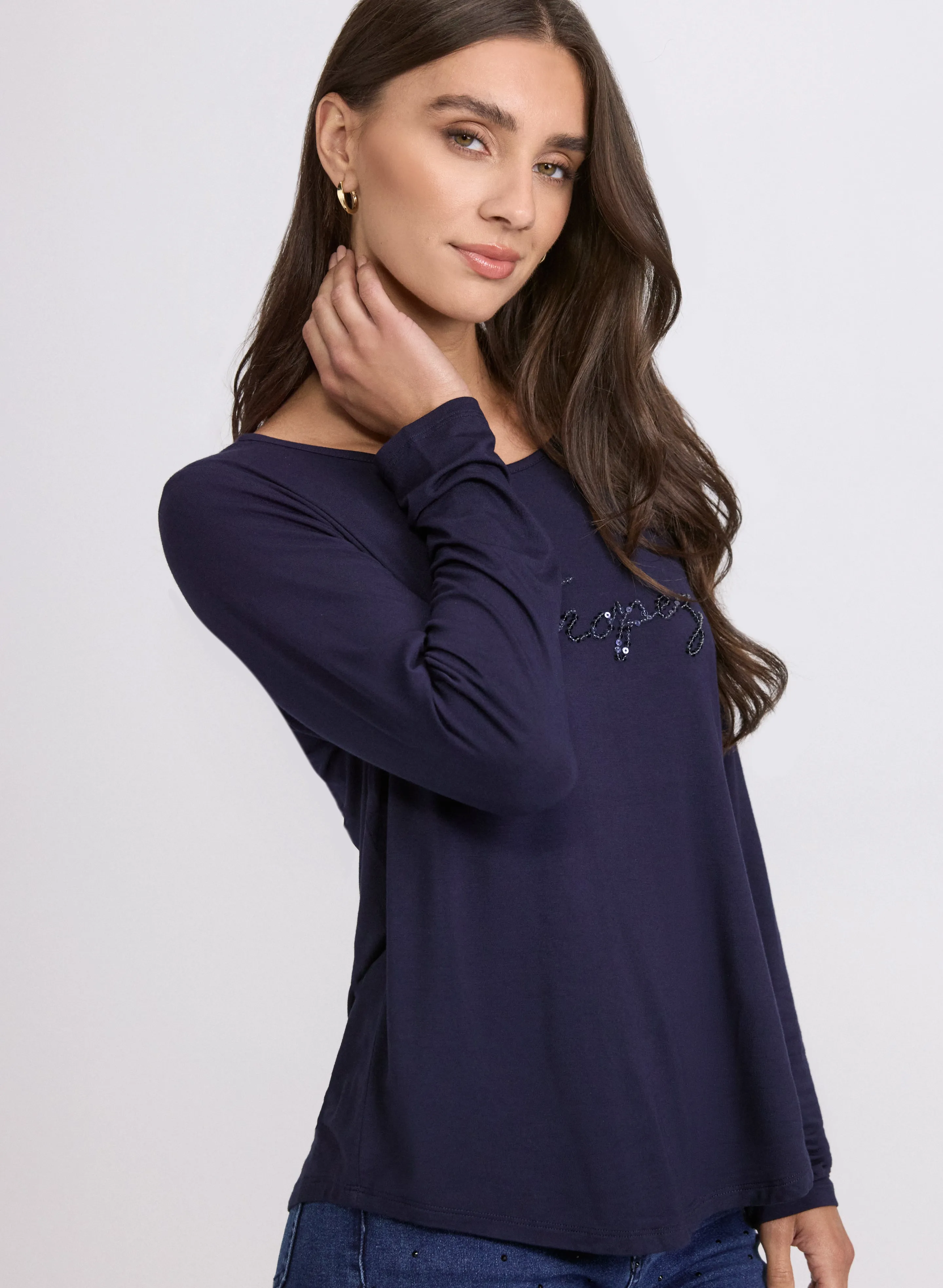 'St-Tropez' Long Sleeve T-Shirt sold by Laura product image thumbnail 2