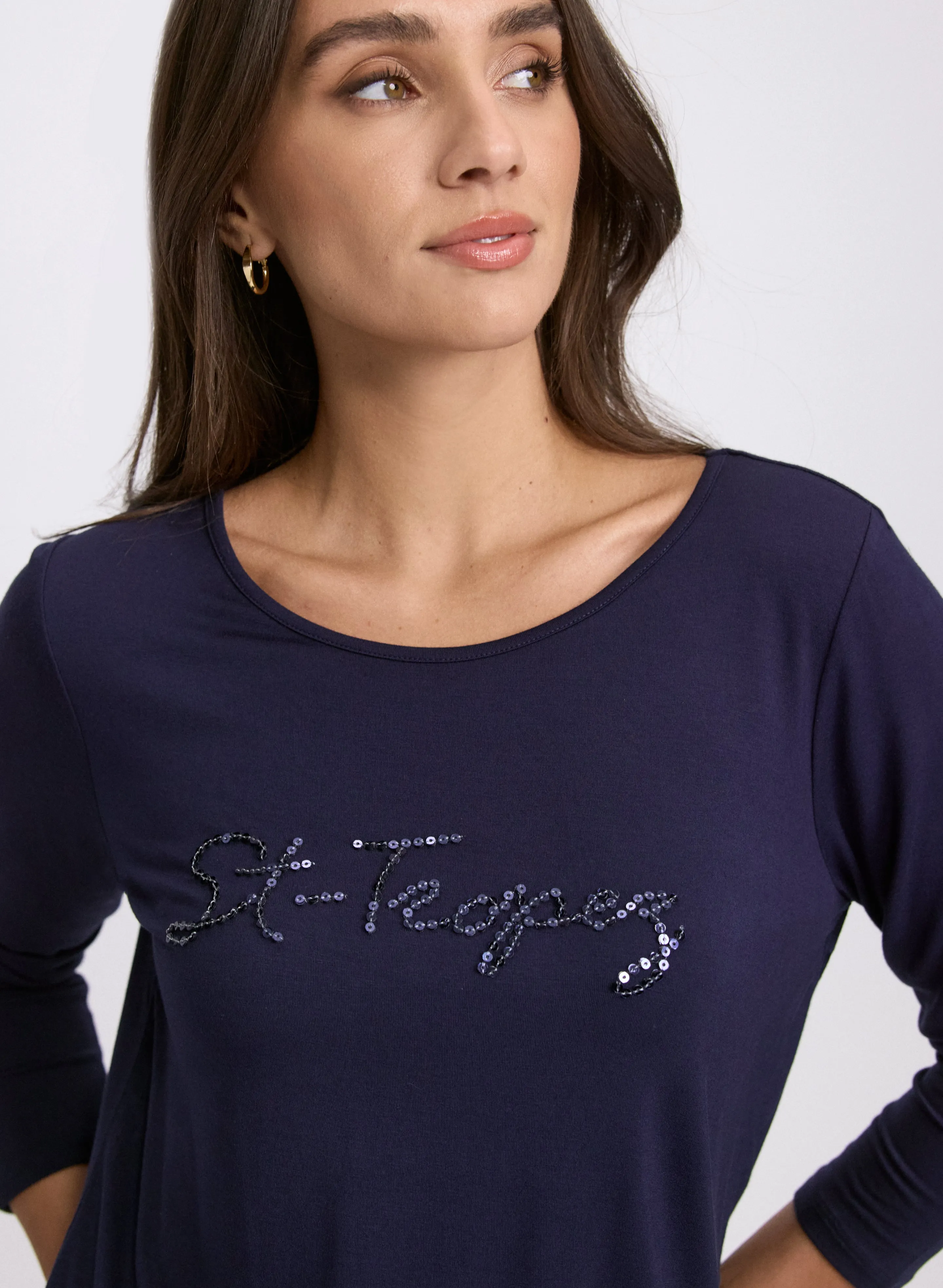 'St-Tropez' Long Sleeve T-Shirt sold by Laura product image thumbnail 5