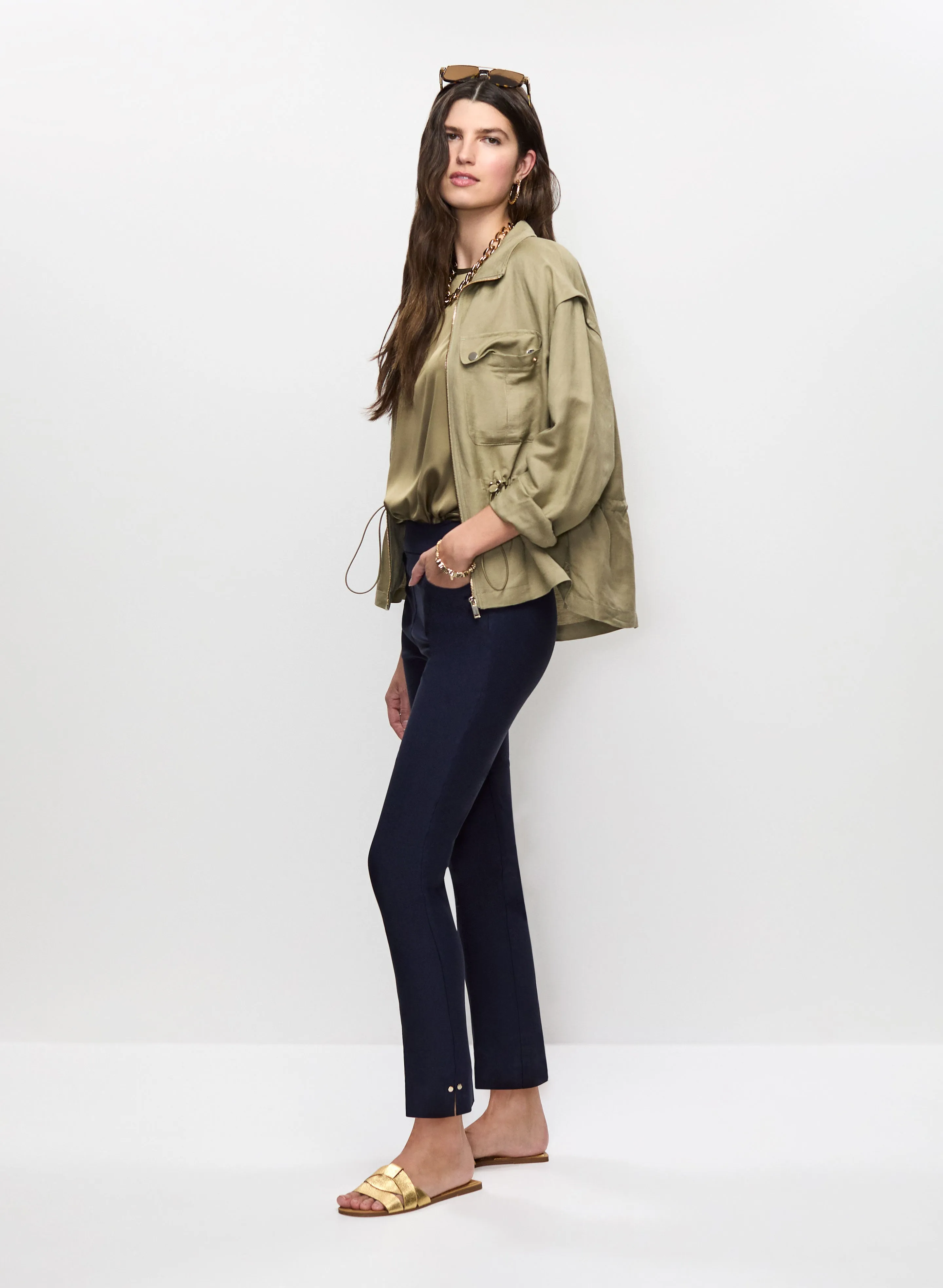 Pull-On Slim Leg Pants sold by Laura product image thumbnail 5